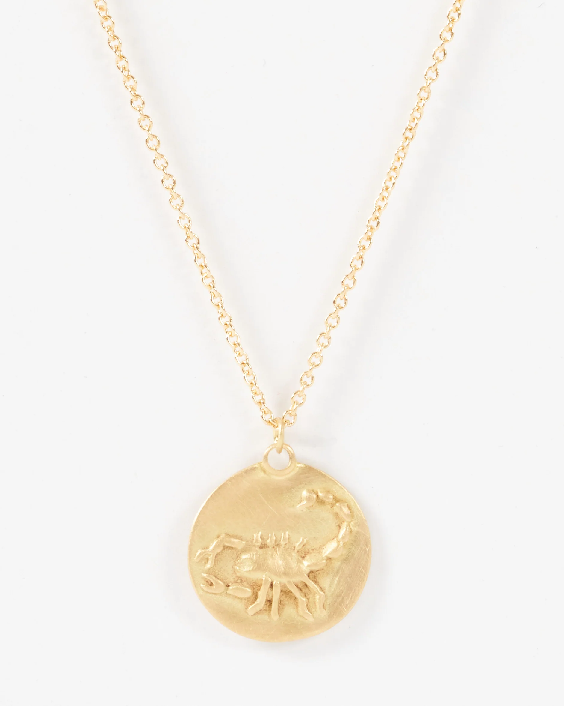 scorpio disc necklace - Image 2