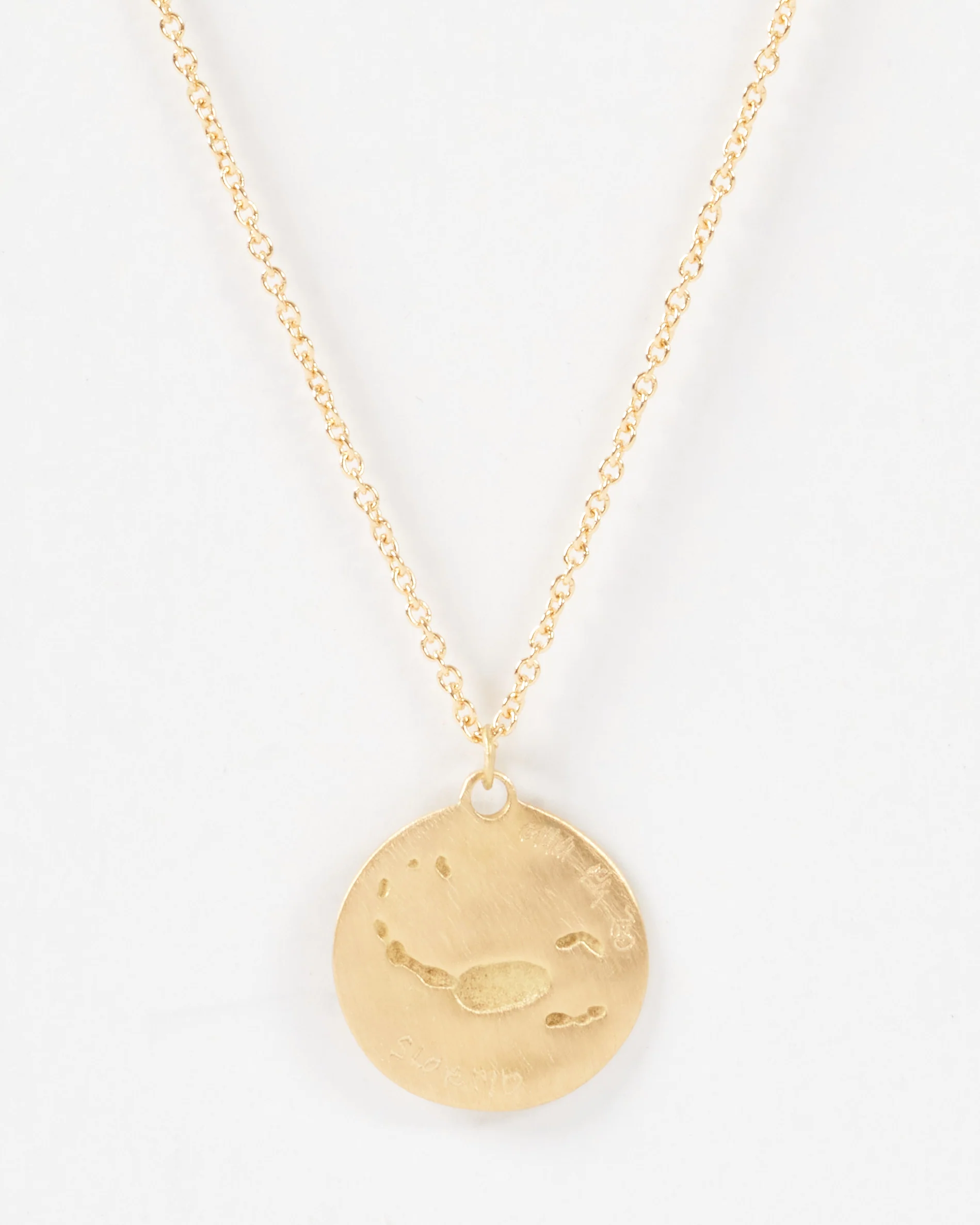 scorpio disc necklace - Image 3