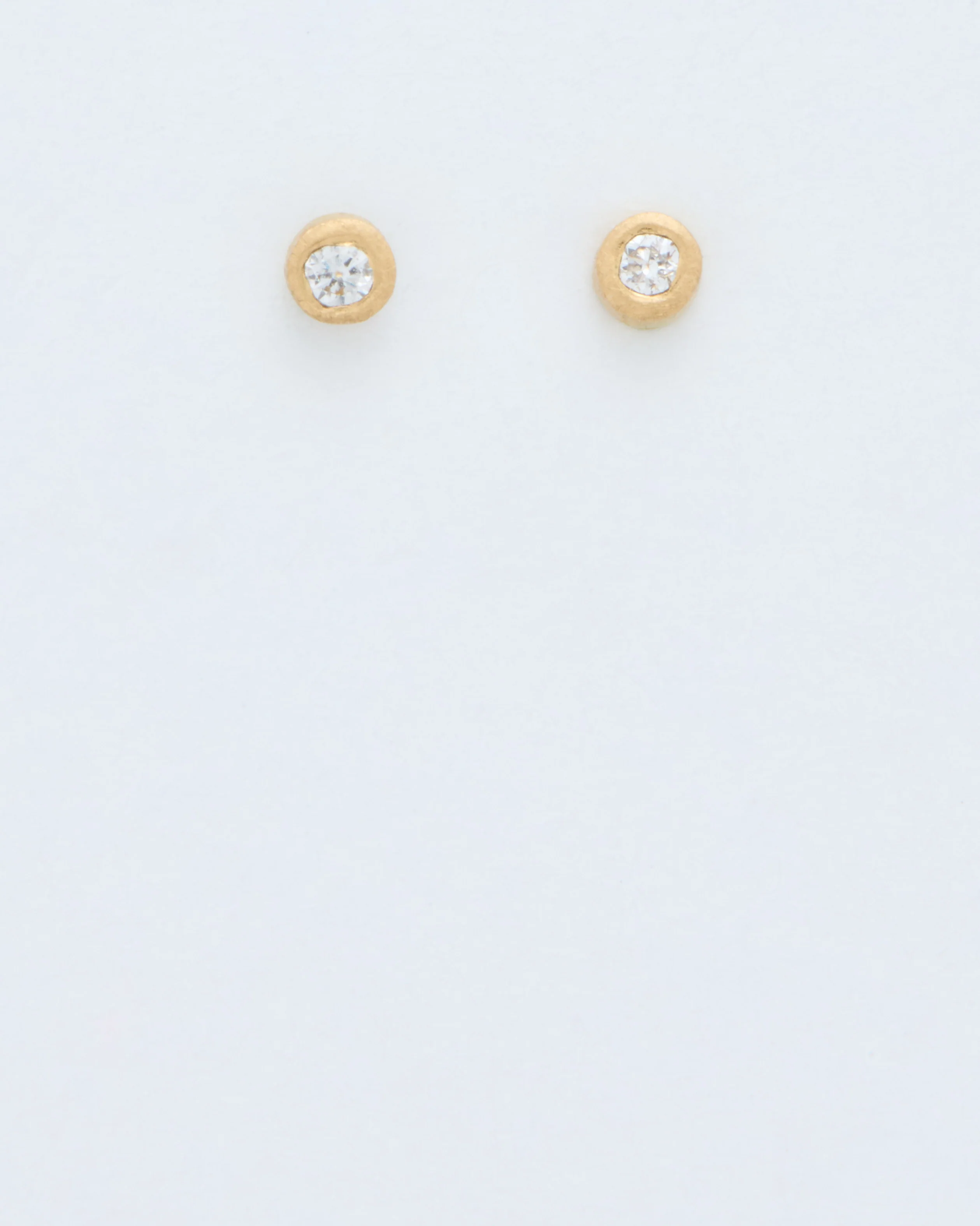 teeny .75pt diamond studs - Image 5