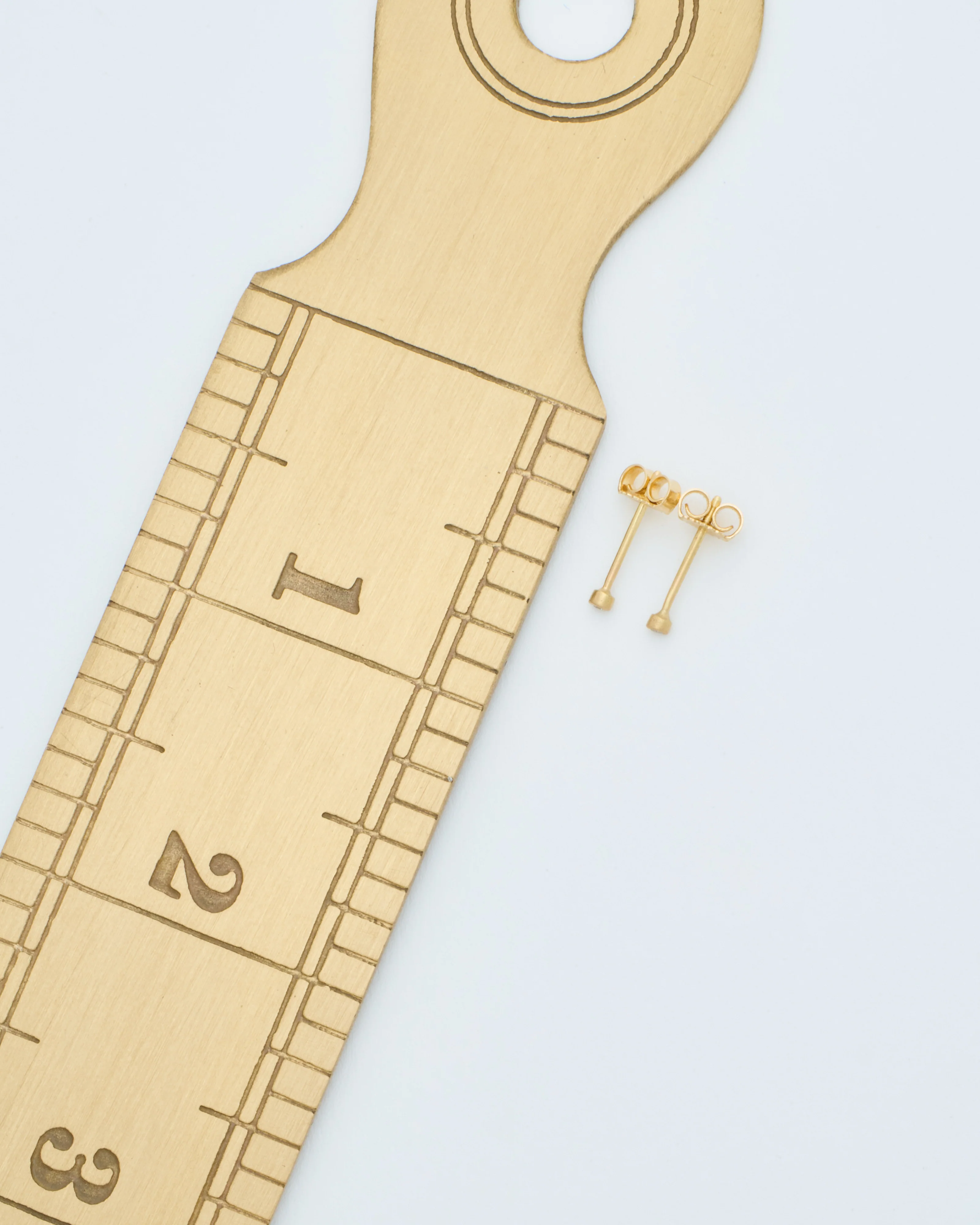 teeny .75pt diamond studs - Image 6