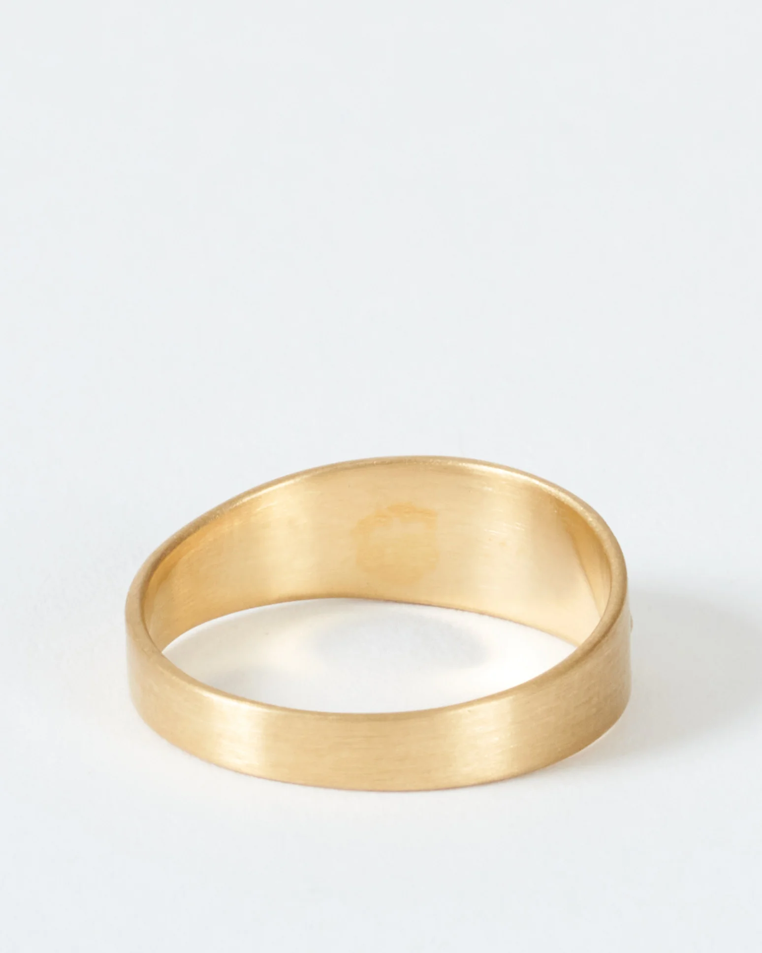 customizable text signet ring - Image 5