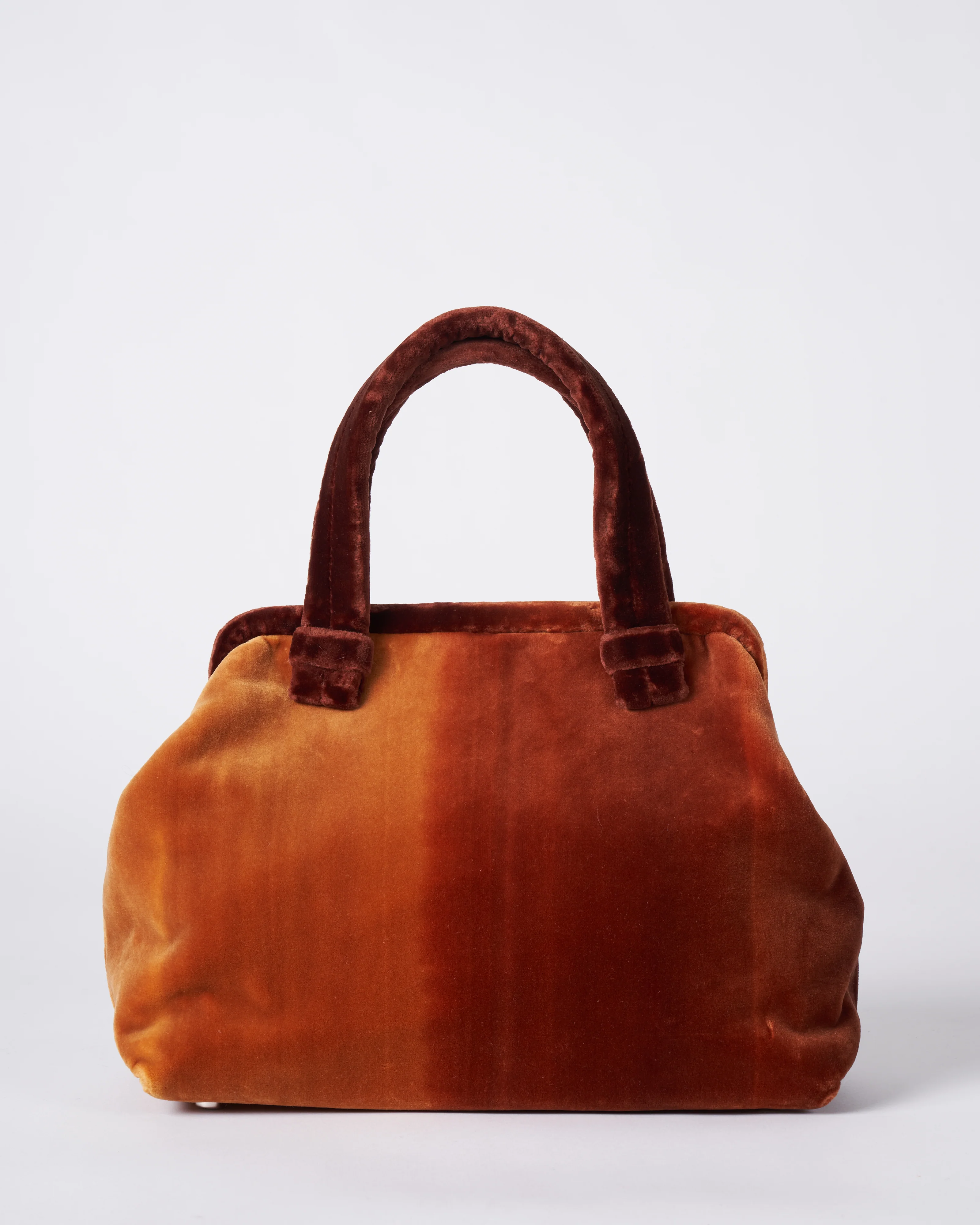 alexandra top handle - rust velvet ombre - Image 2