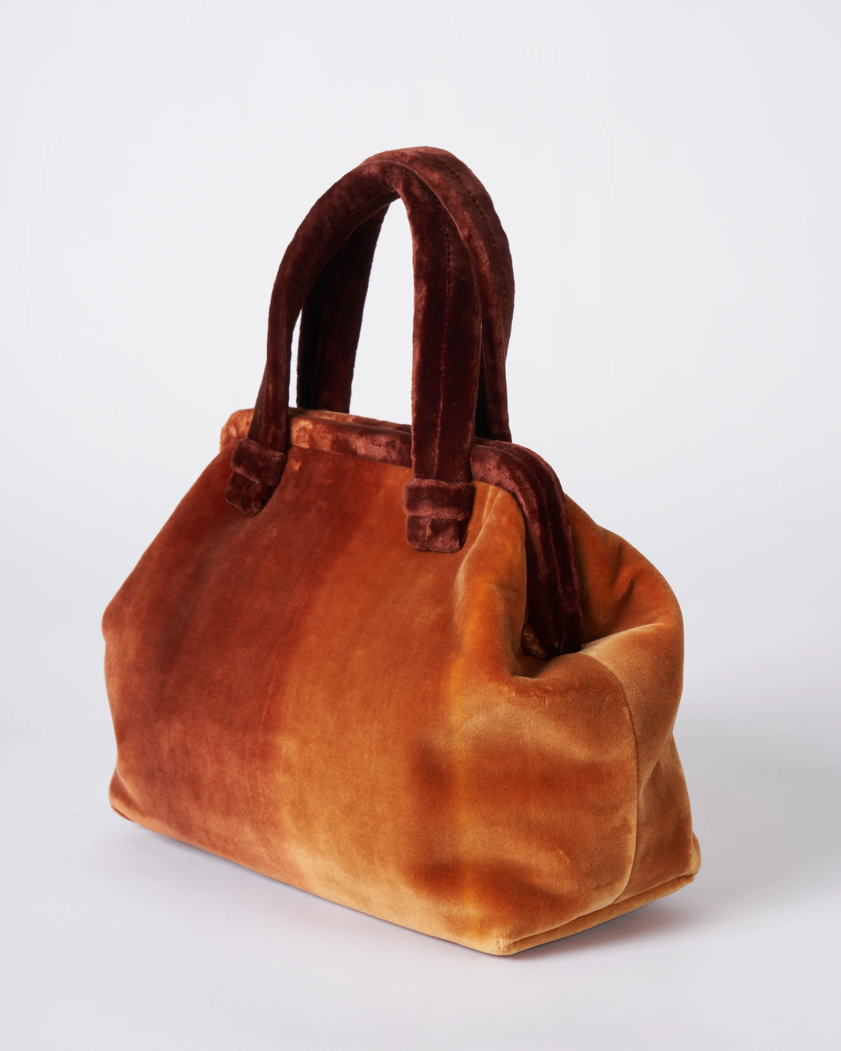 alexandra top handle - rust velvet ombre - Image 3