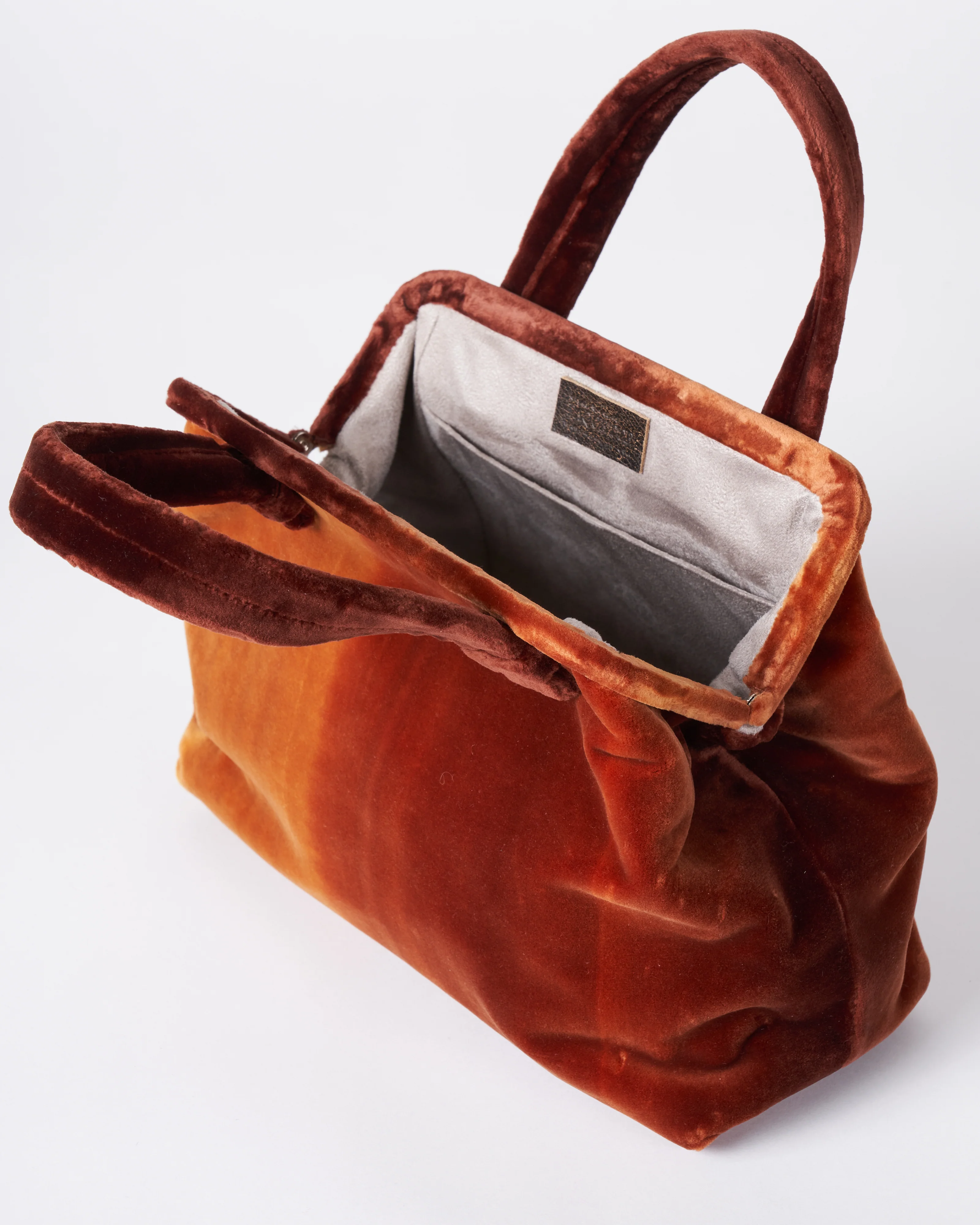 alexandra top handle - rust velvet ombre - Image 4