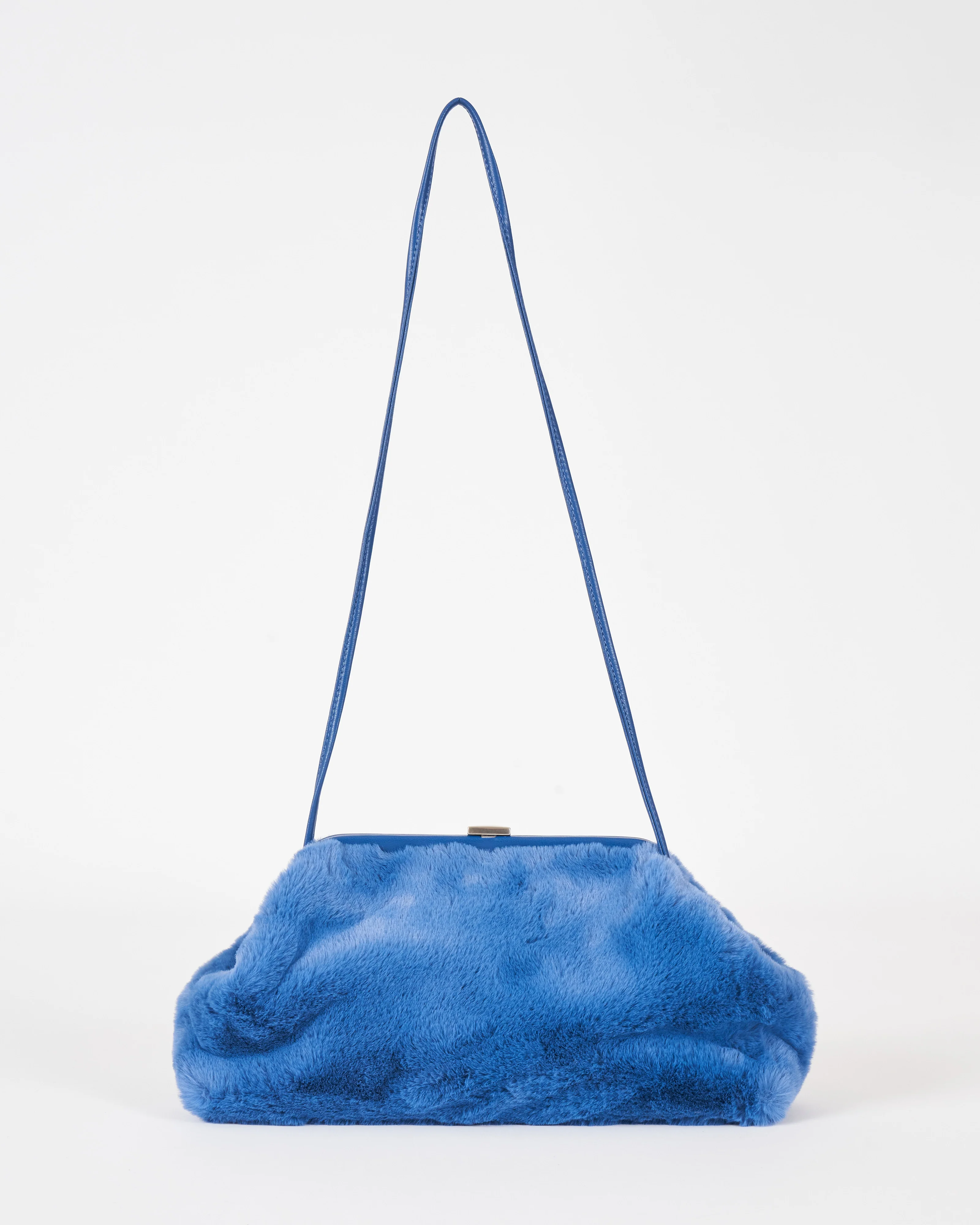 helen velvet clutch - blue - Image 2