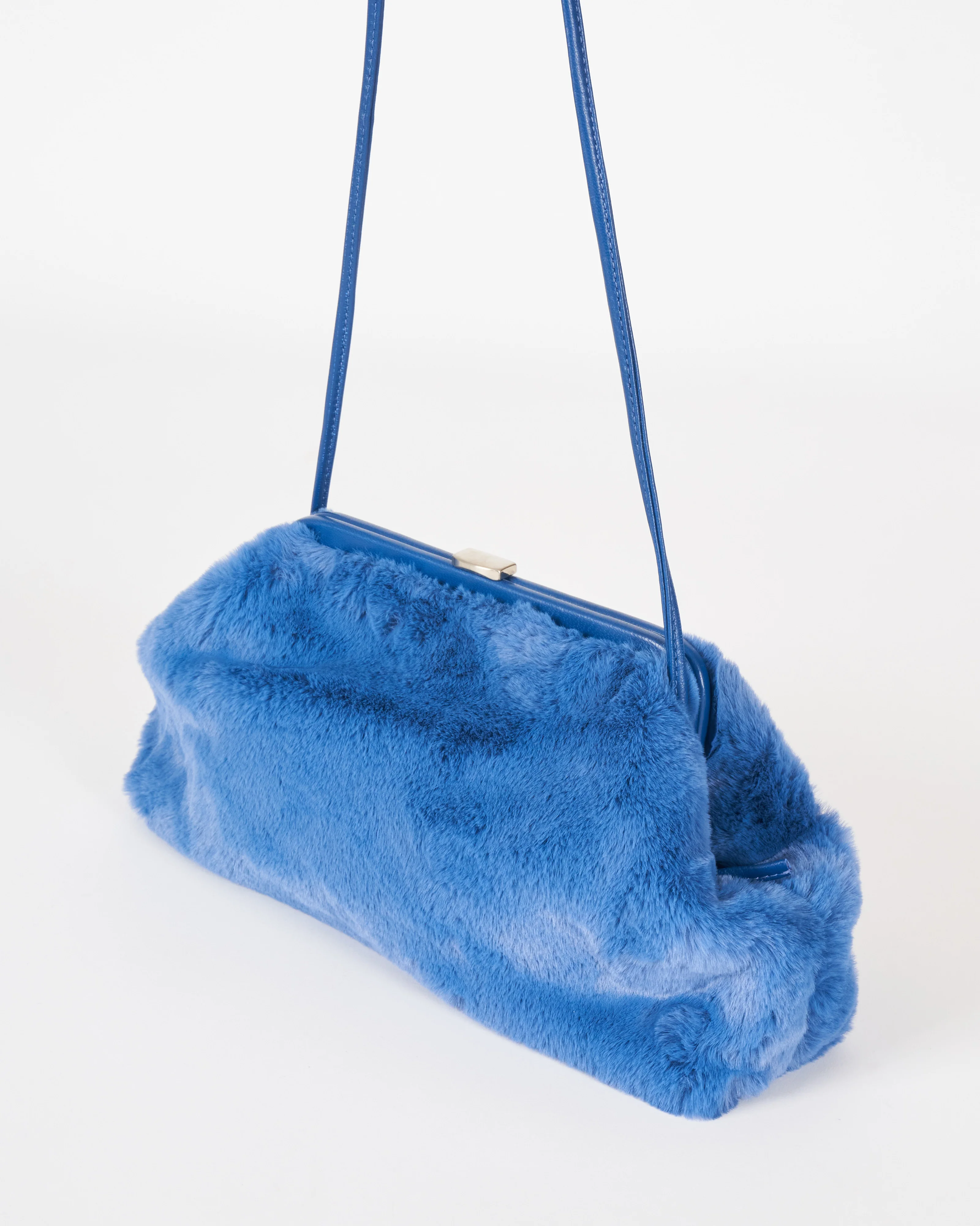 helen velvet clutch - blue - Image 3