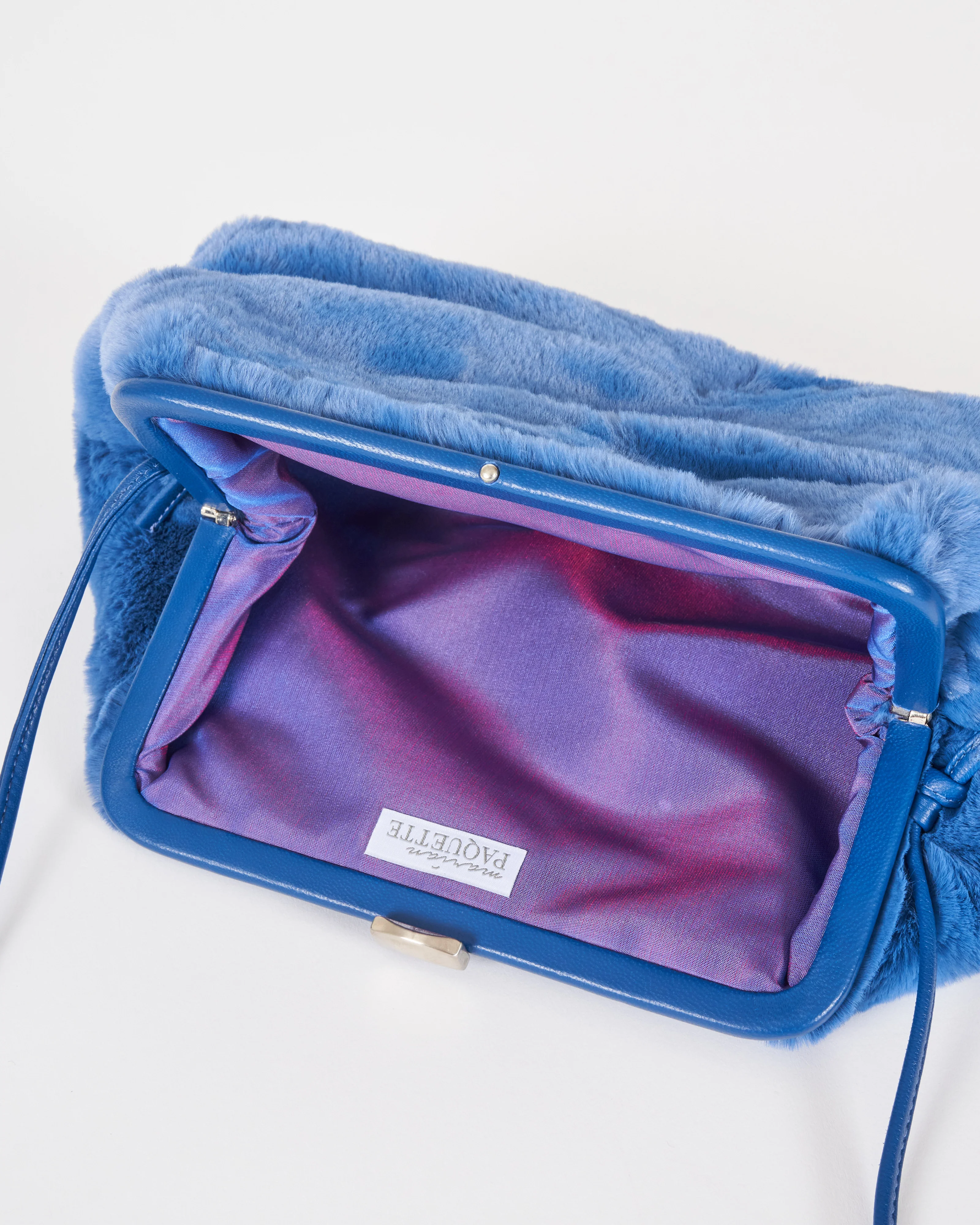 helen velvet clutch - blue - Image 4