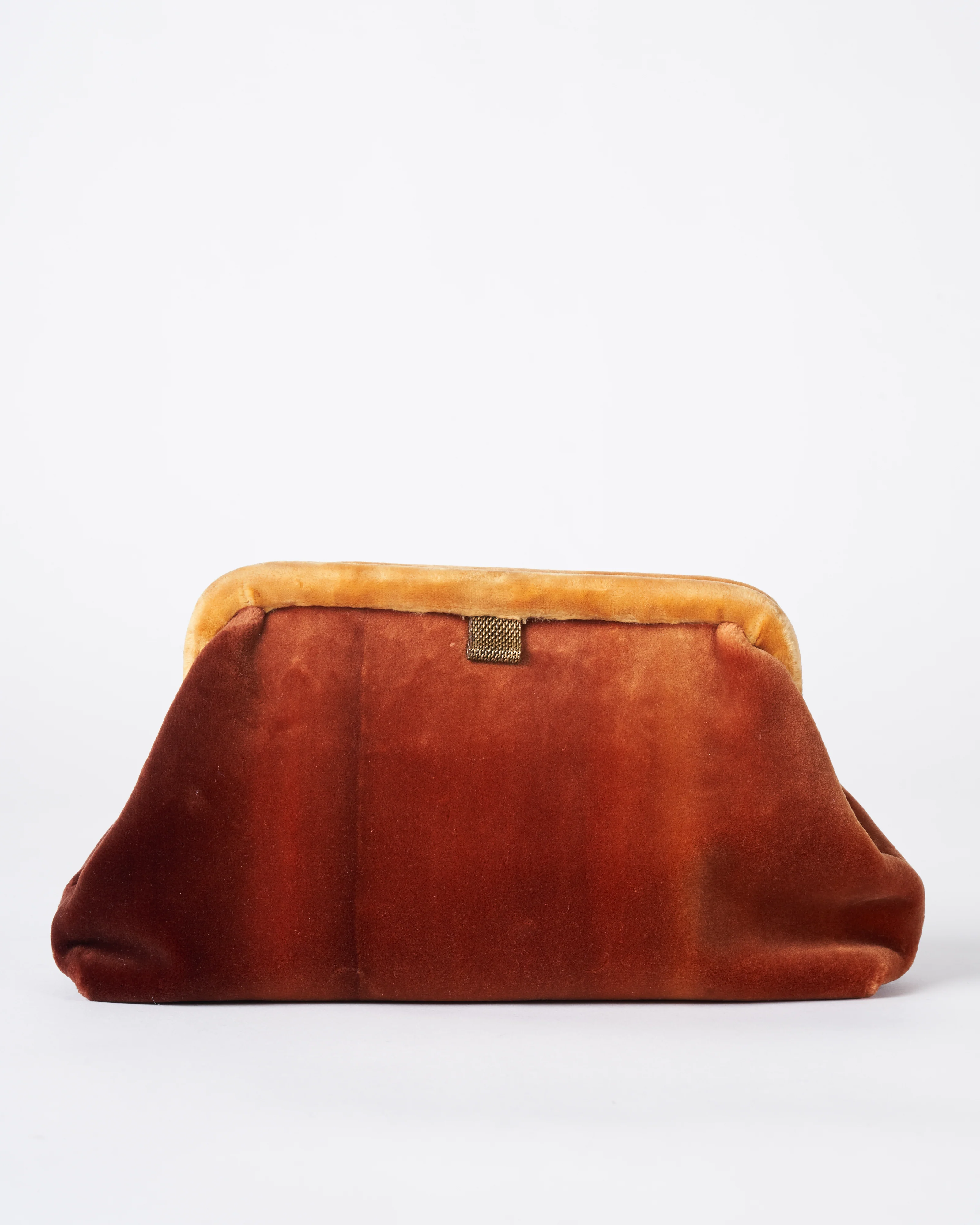 liette clutch - rust velvet ombre - Image 2