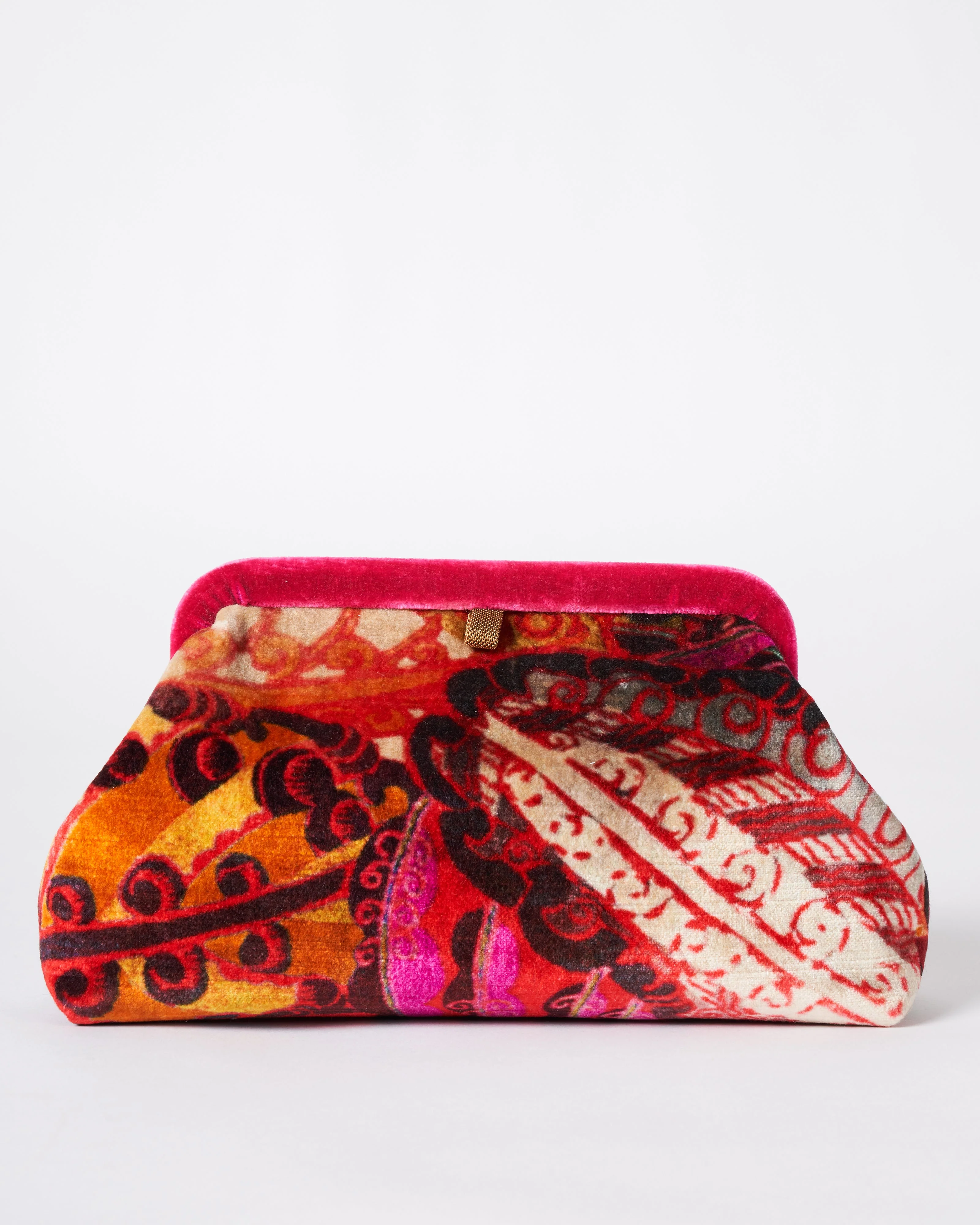 liette velvet clutch - pink - Image 2