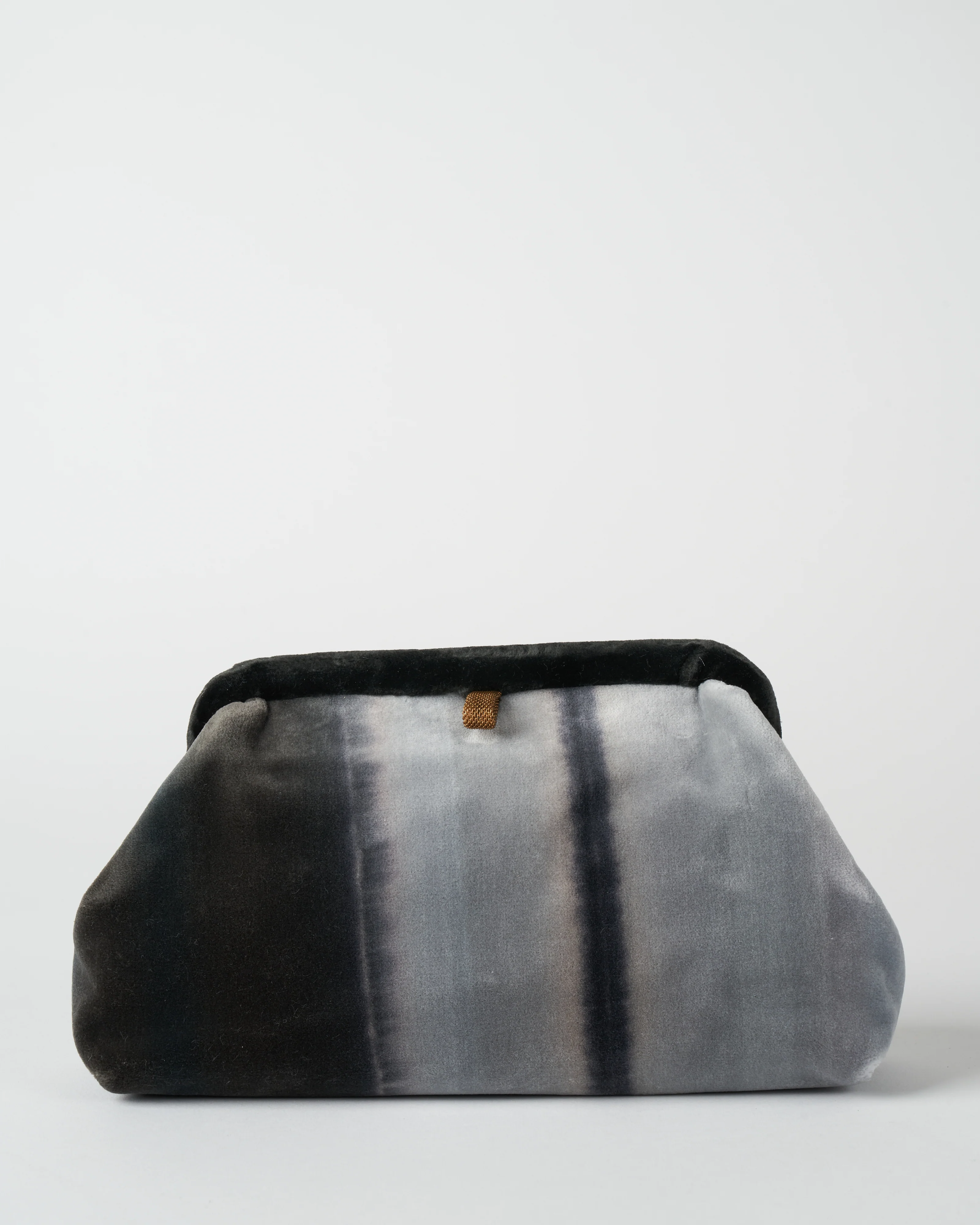 liette velvet ombre clutch - black/grey - Image 2