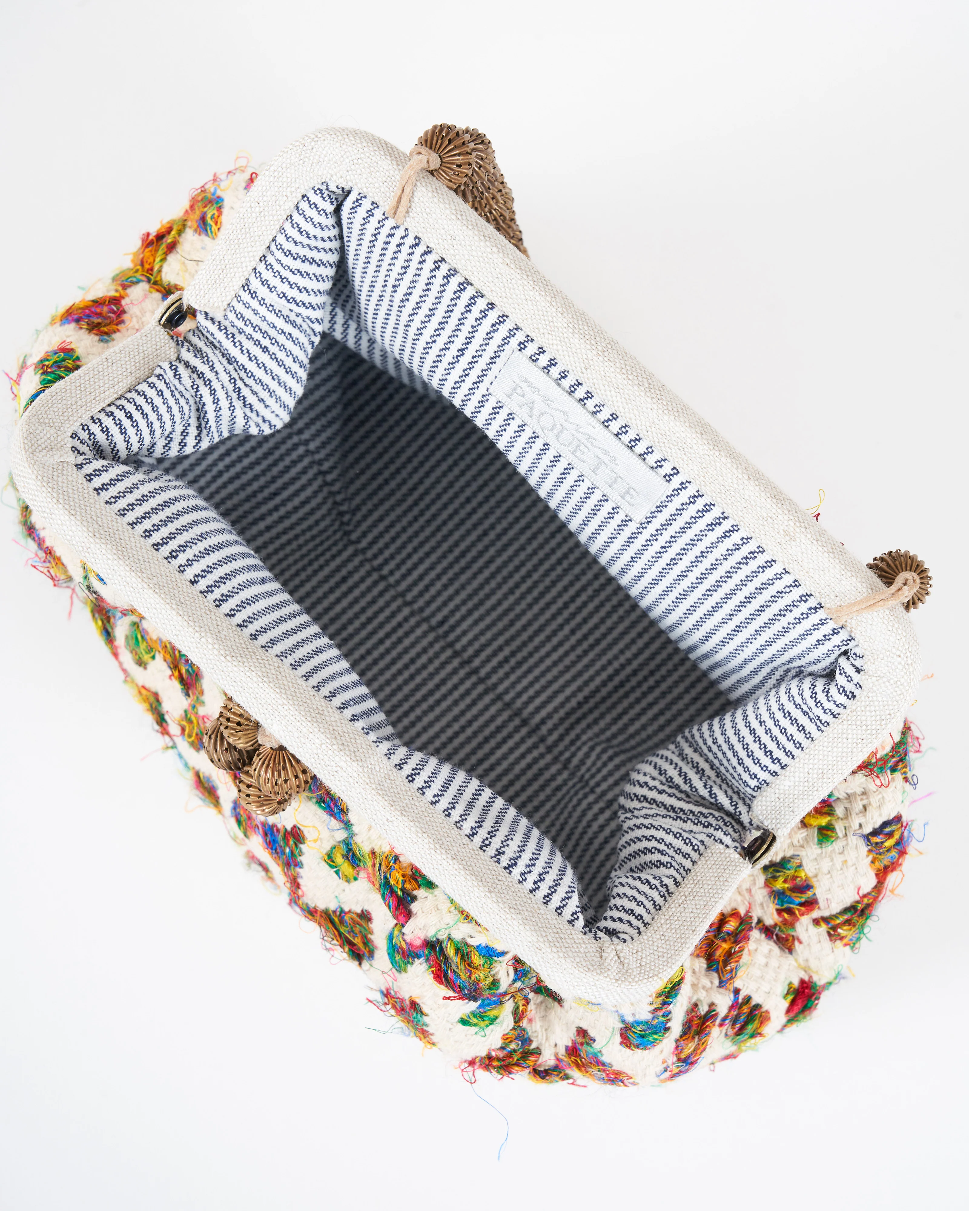 susan embroidered clutch - cream/multi - Image 3