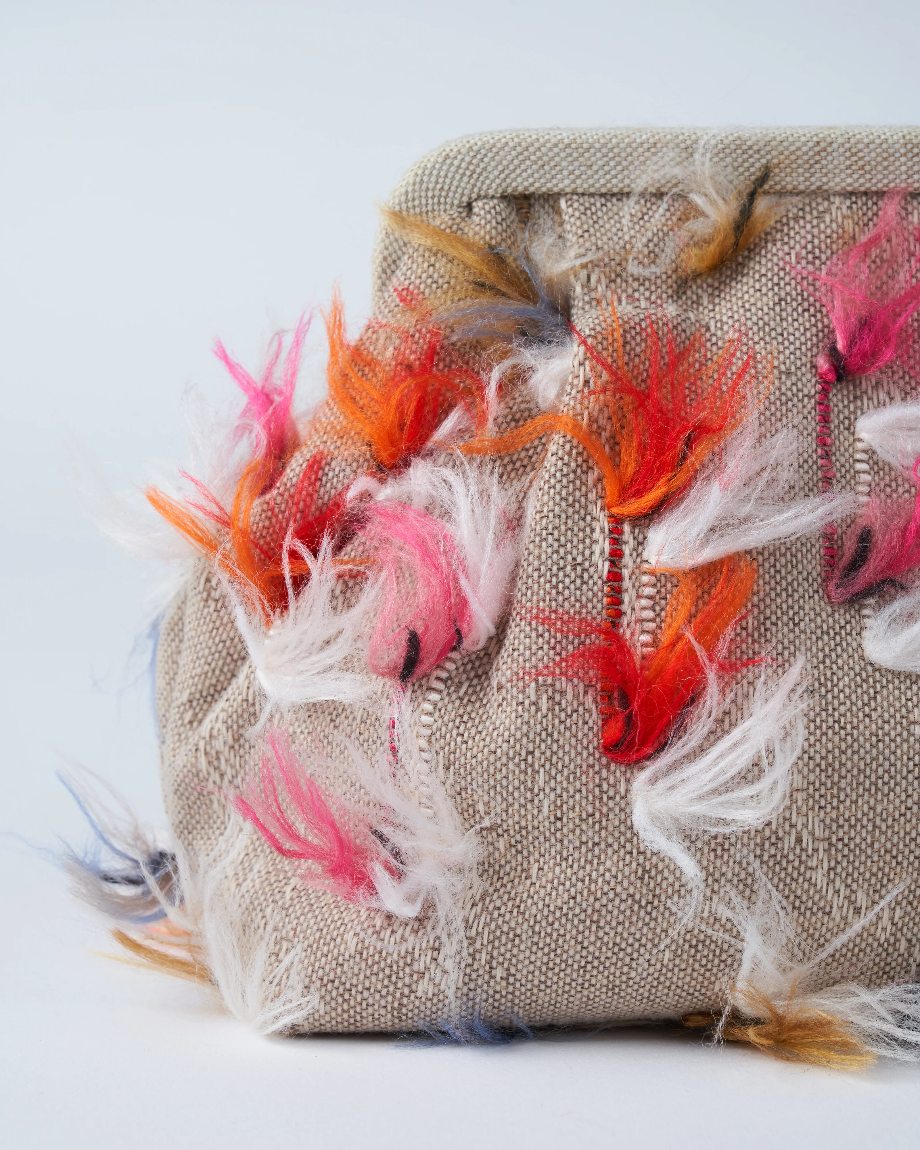 susan embroidered clutch - multi - Image 2