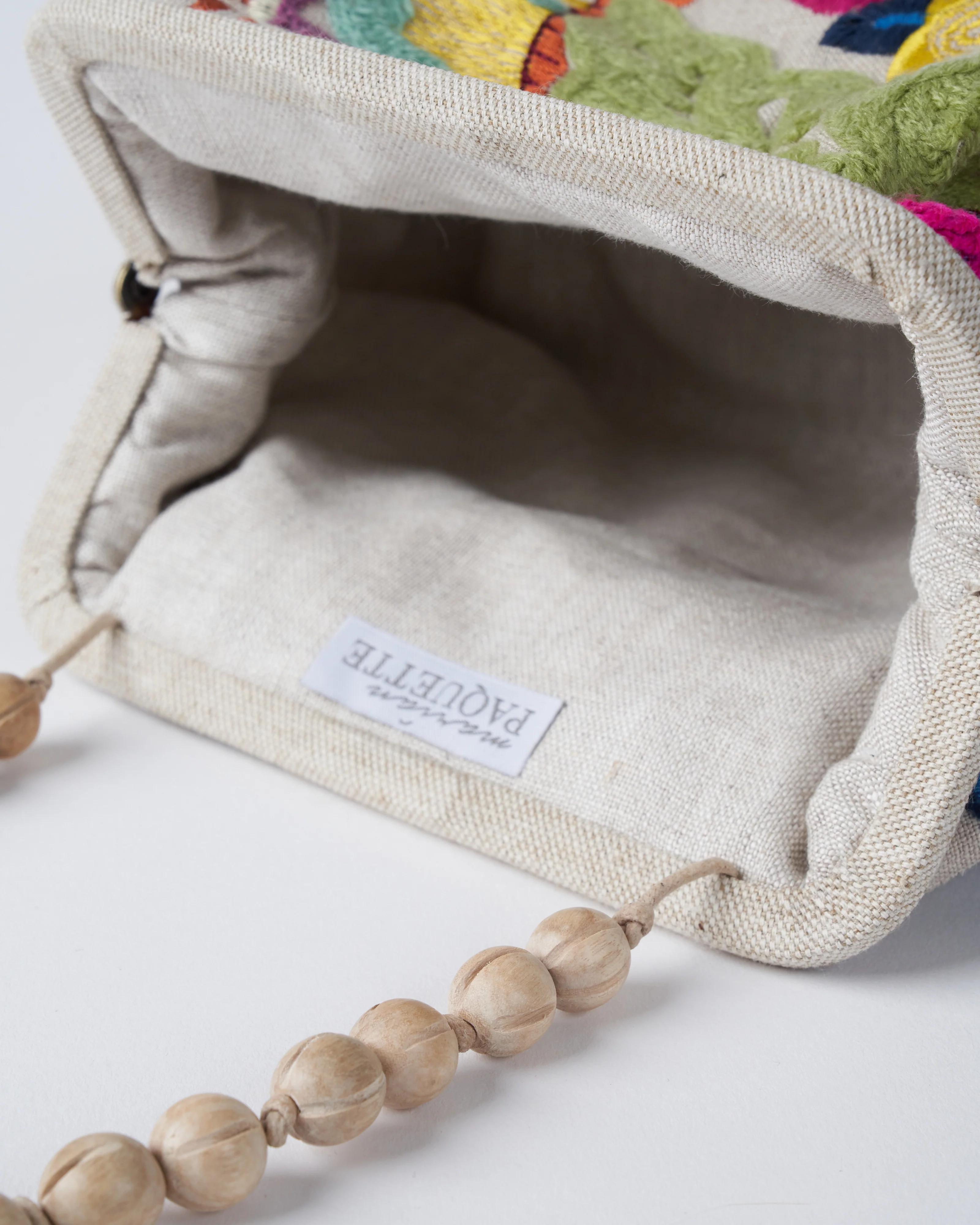 susan embroidered clutch - tan/multi - Image 4