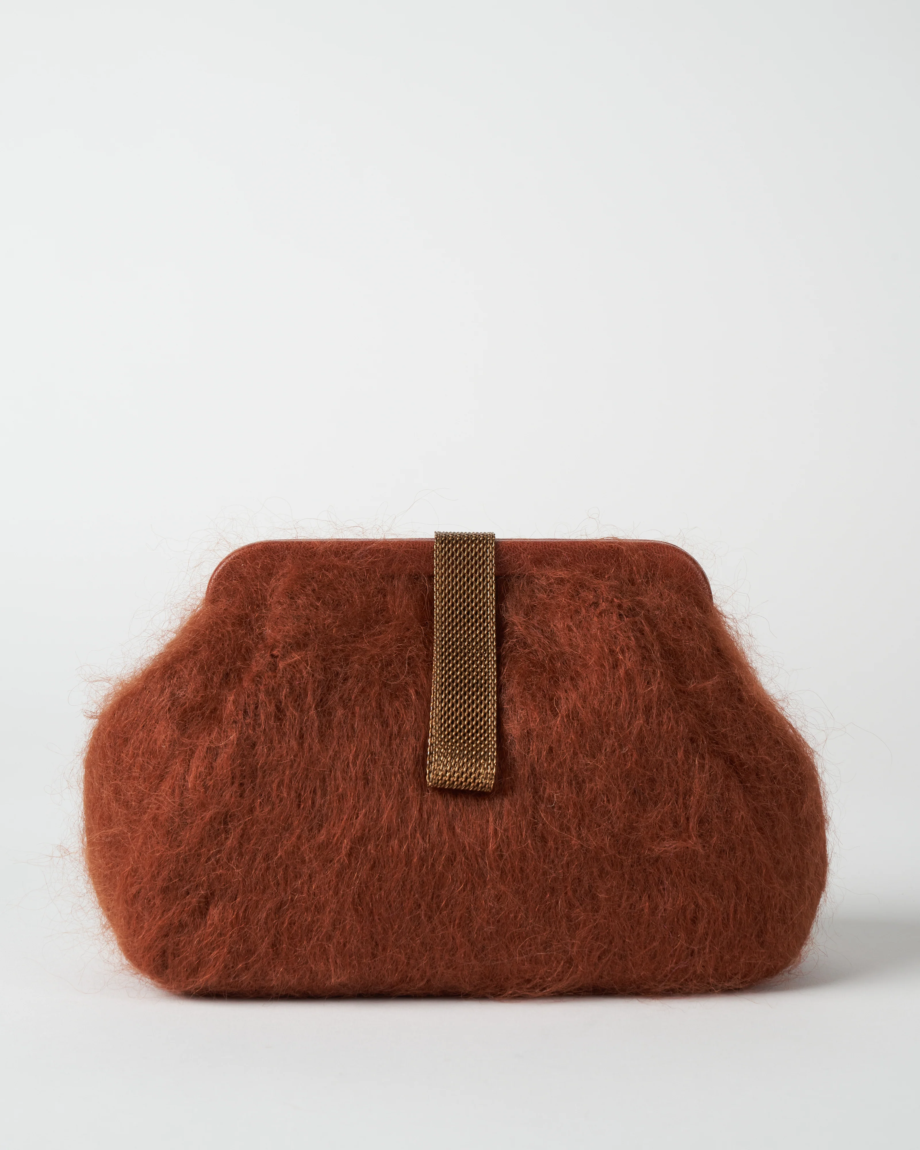 susan- mohair w/ vintage chain - chestnut - Image 2