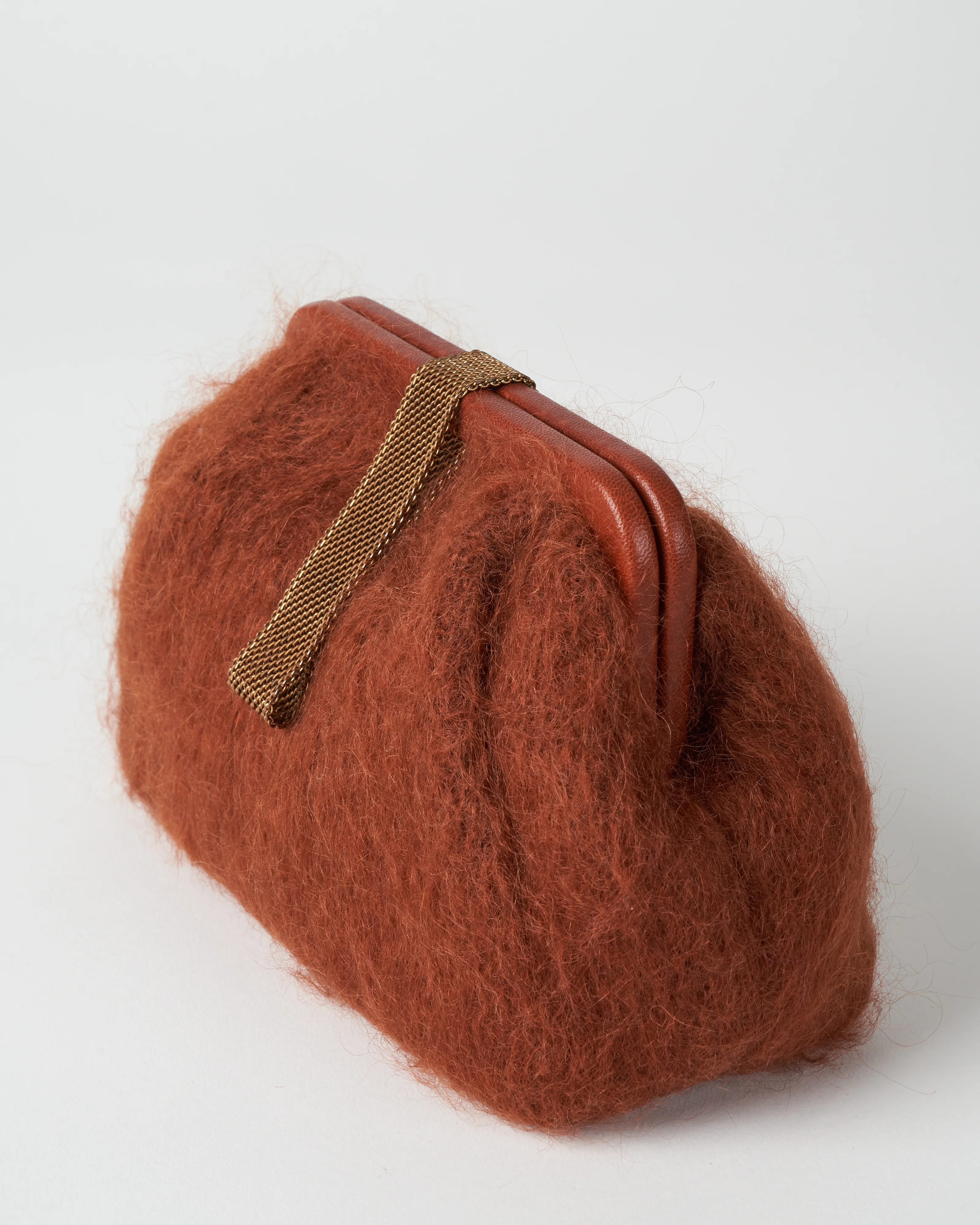 susan- mohair w/ vintage chain - chestnut - Image 3