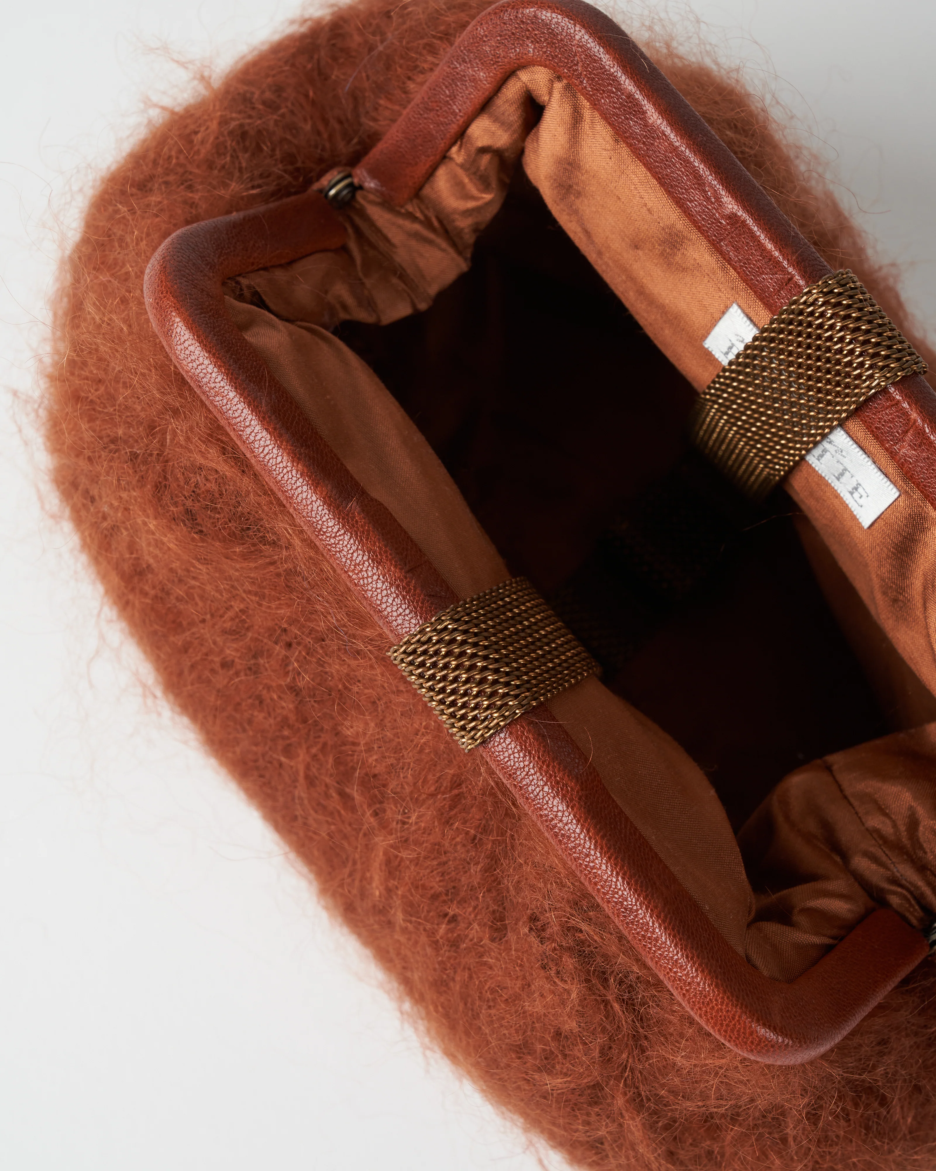 susan- mohair w/ vintage chain - chestnut - Image 4