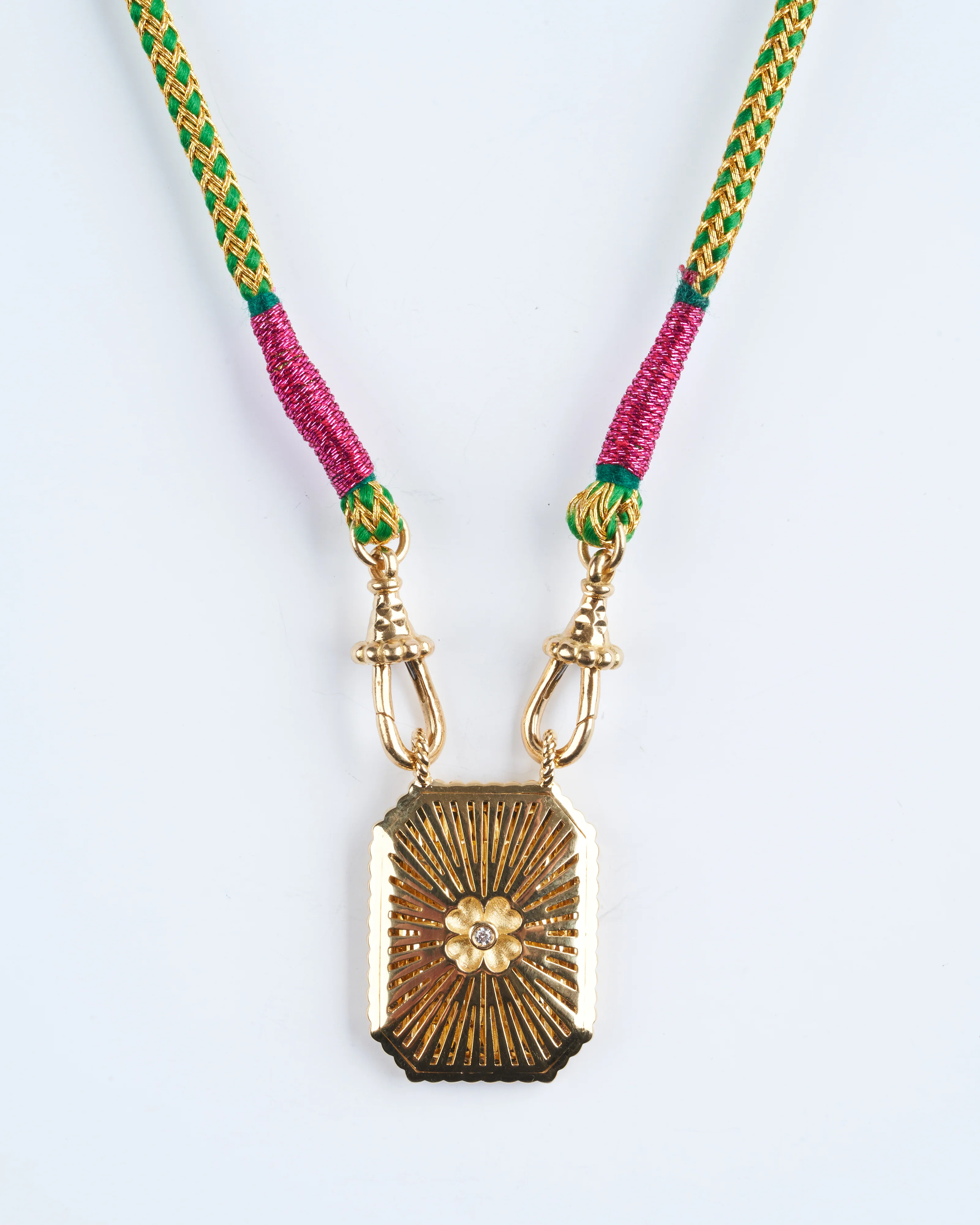 gold mini scapular - gold