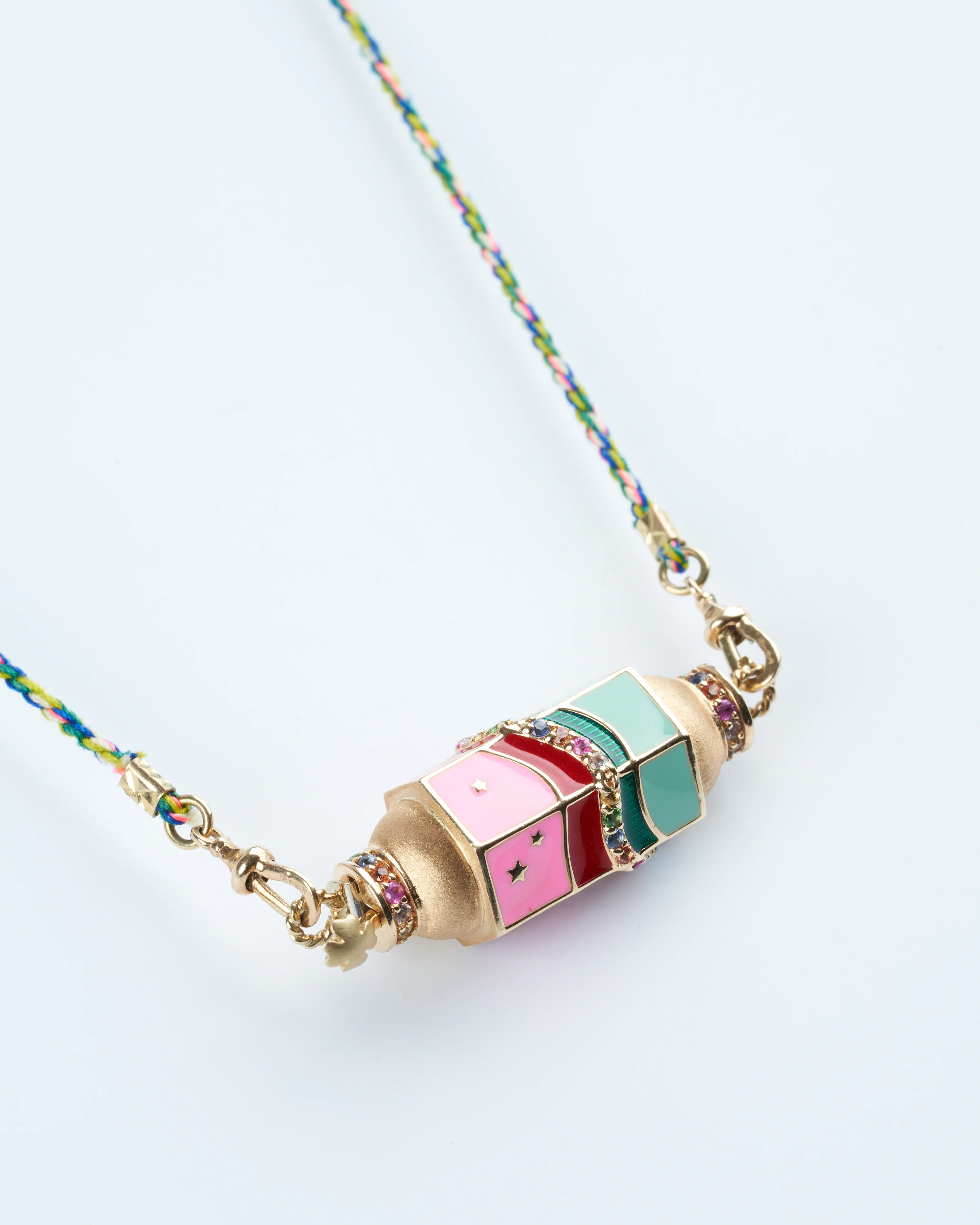 waterfall rainbow locket - gold - Image 2
