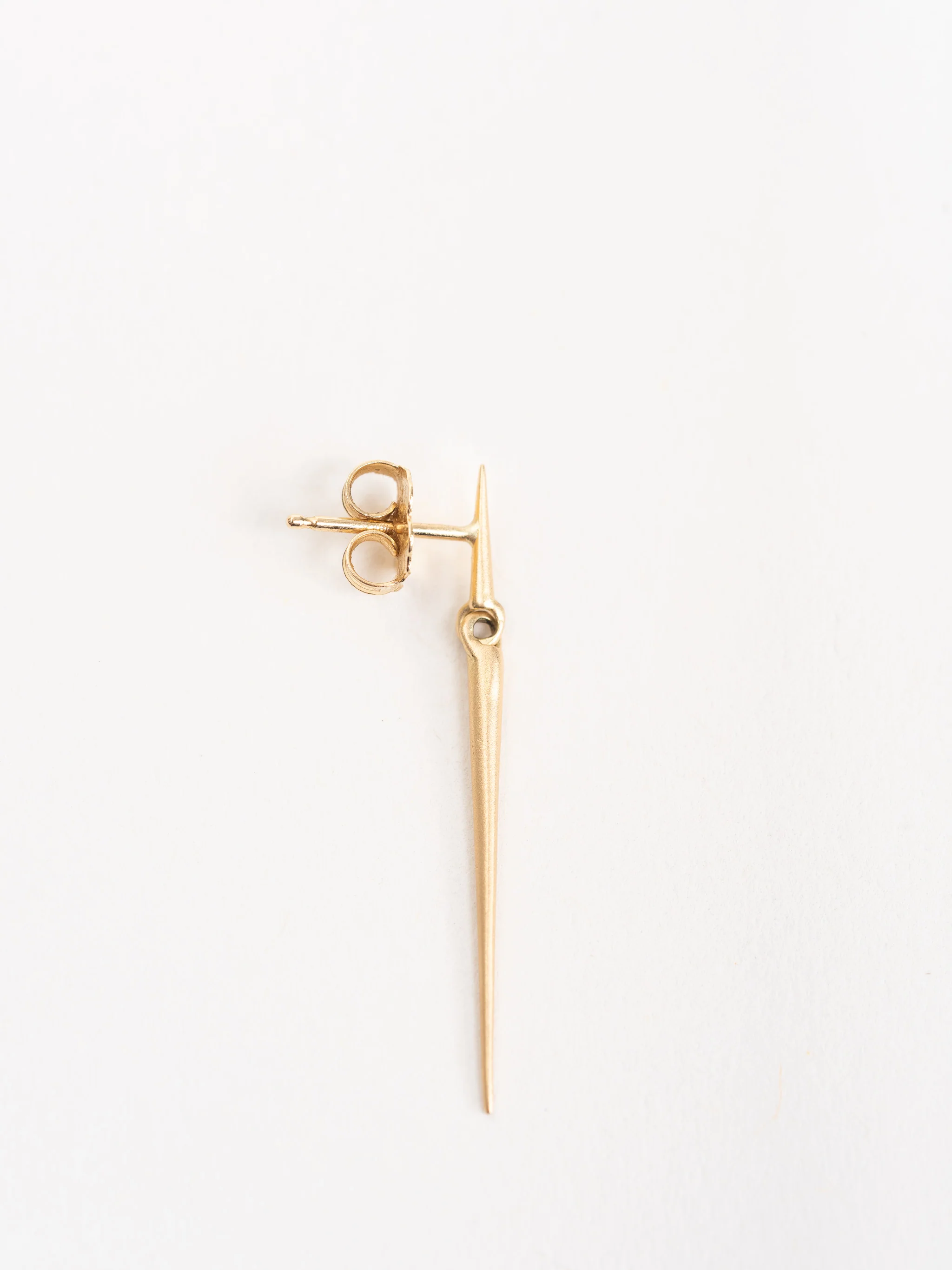 point dangle earrings - 18k gold - Image 3