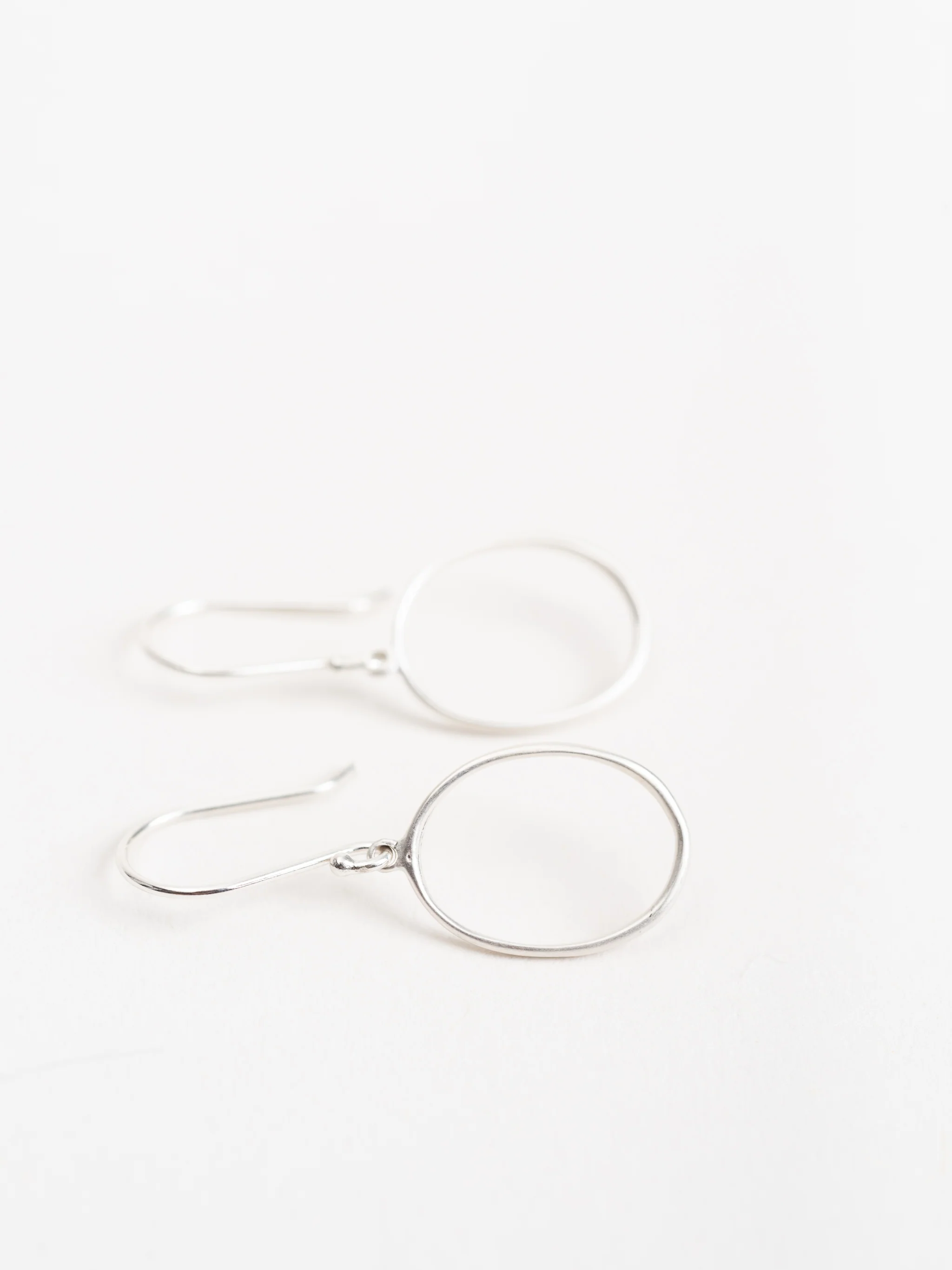 small "0" drop earrings - ss - Image 2