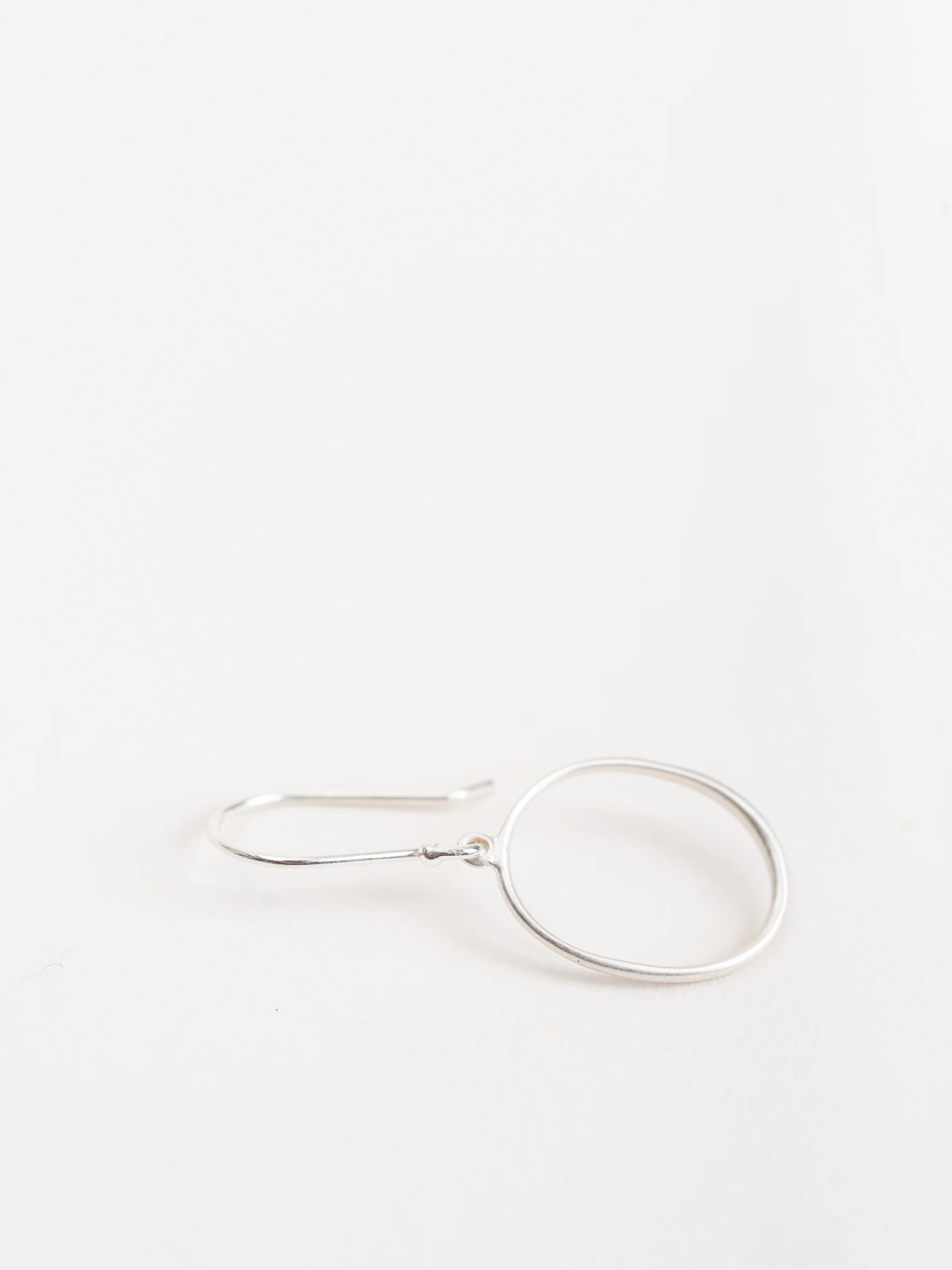 small "0" drop earrings - ss - Image 3