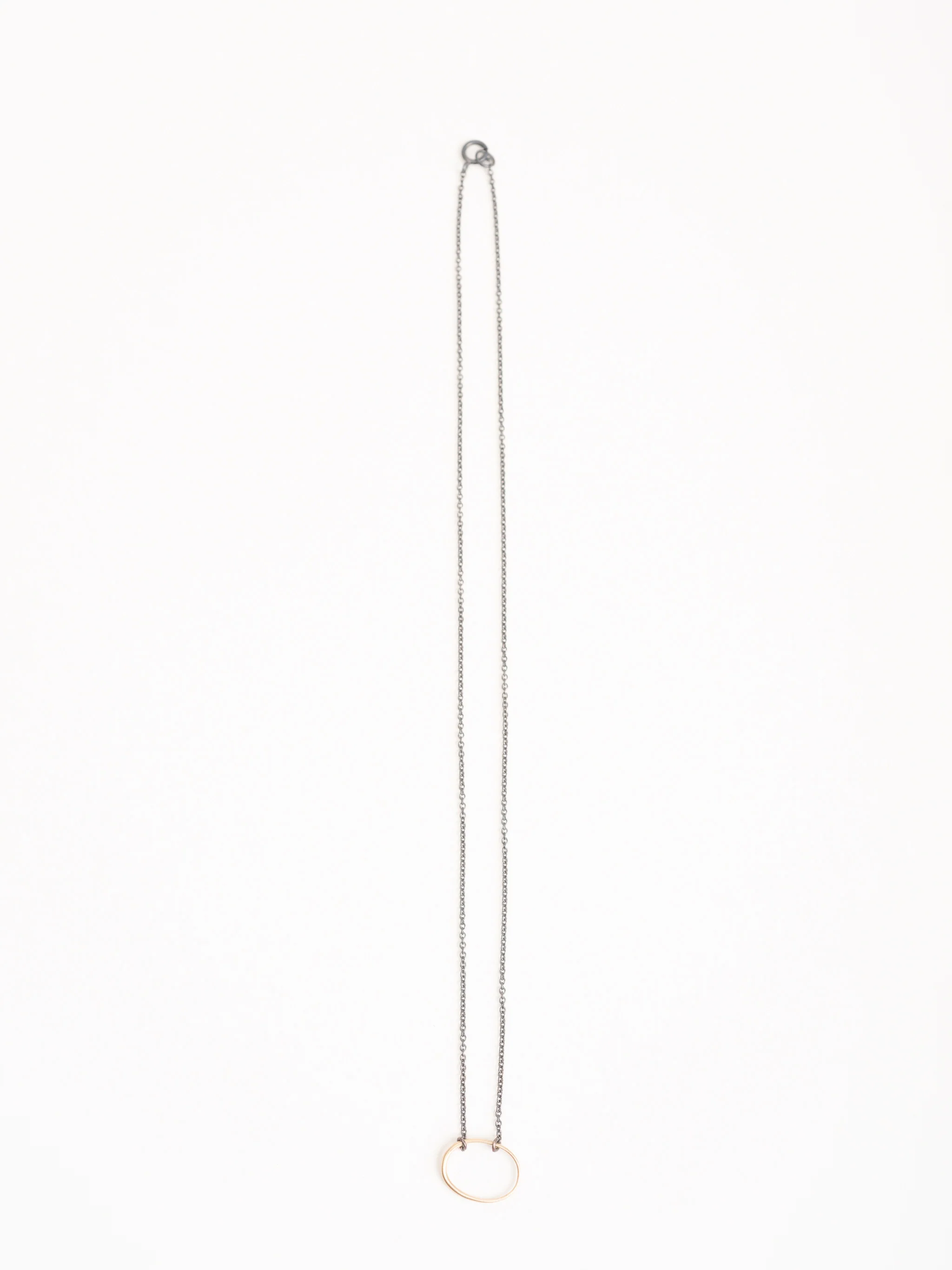 small "0" necklace