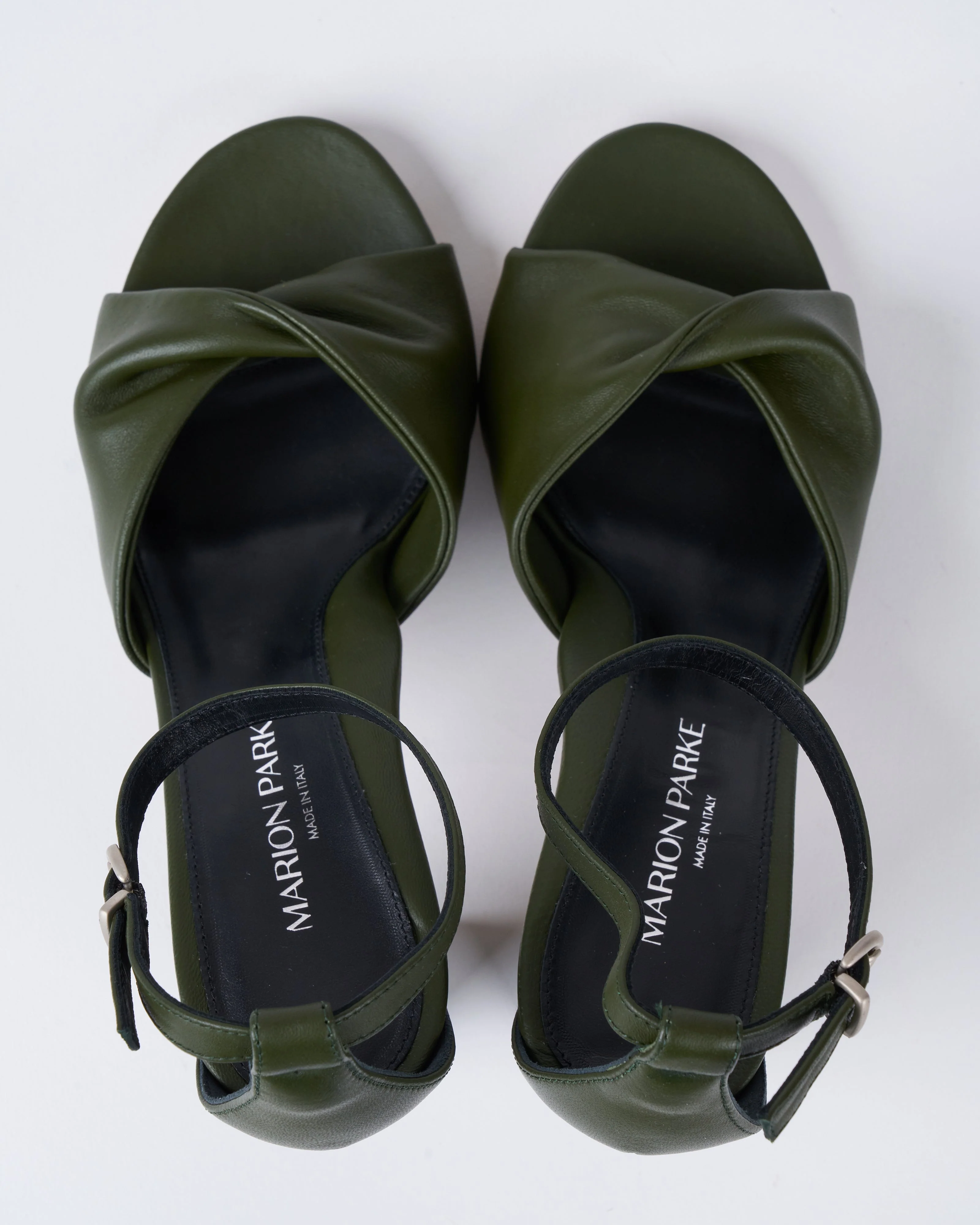 carrie 85 block heel sandal - moss - Image 4