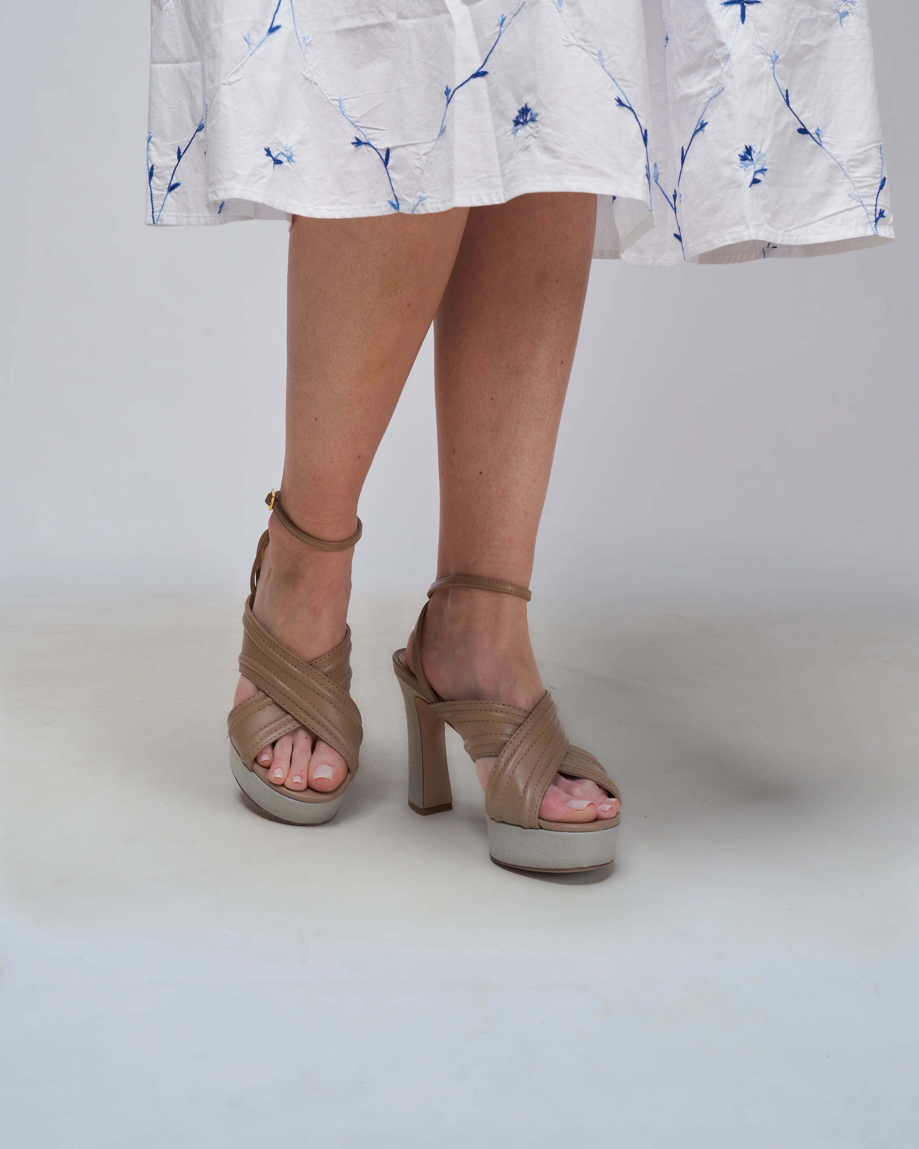 cristina 70 platform - natural/linen - Image 2
