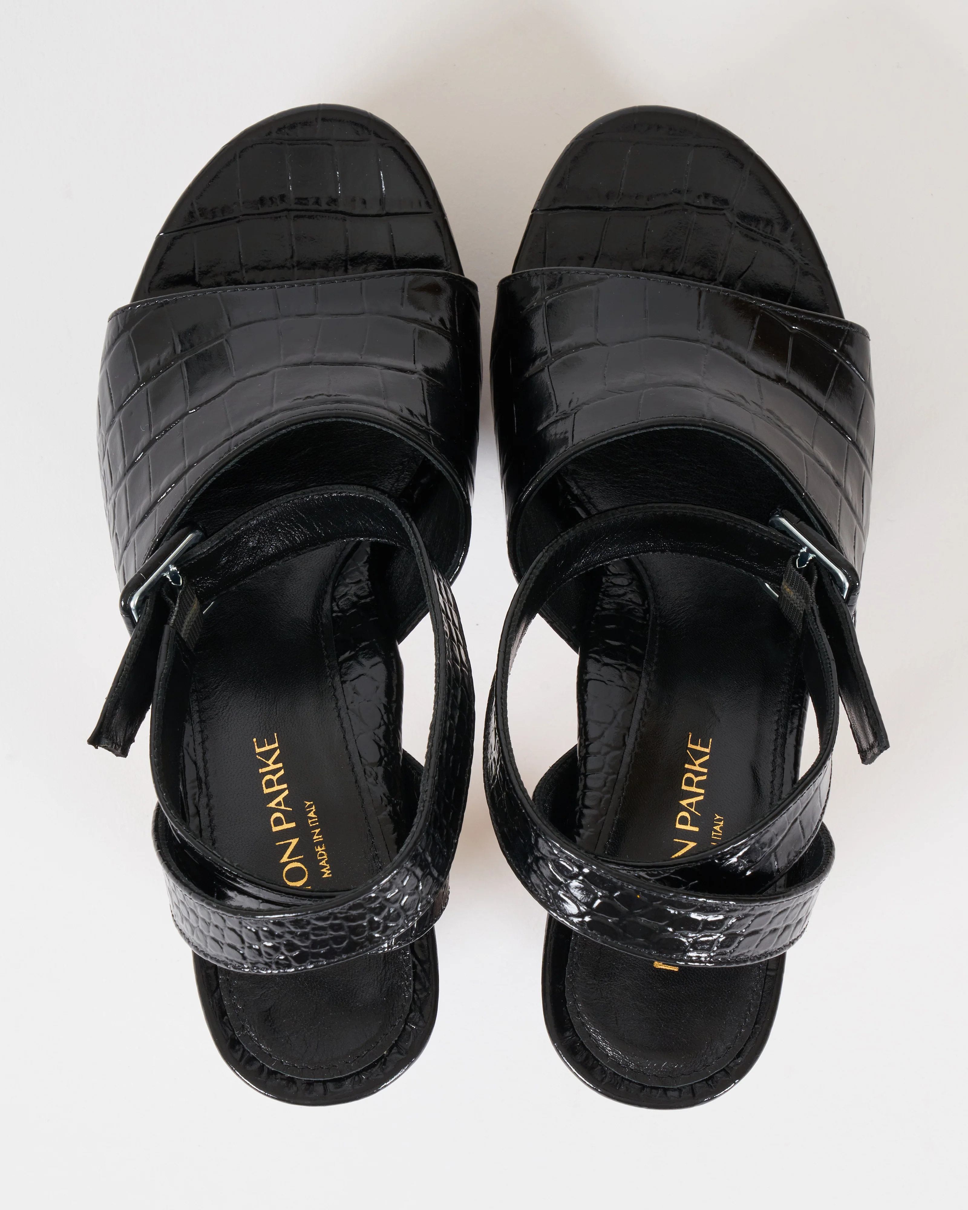 gigi 70 platform - black croc - Image 3