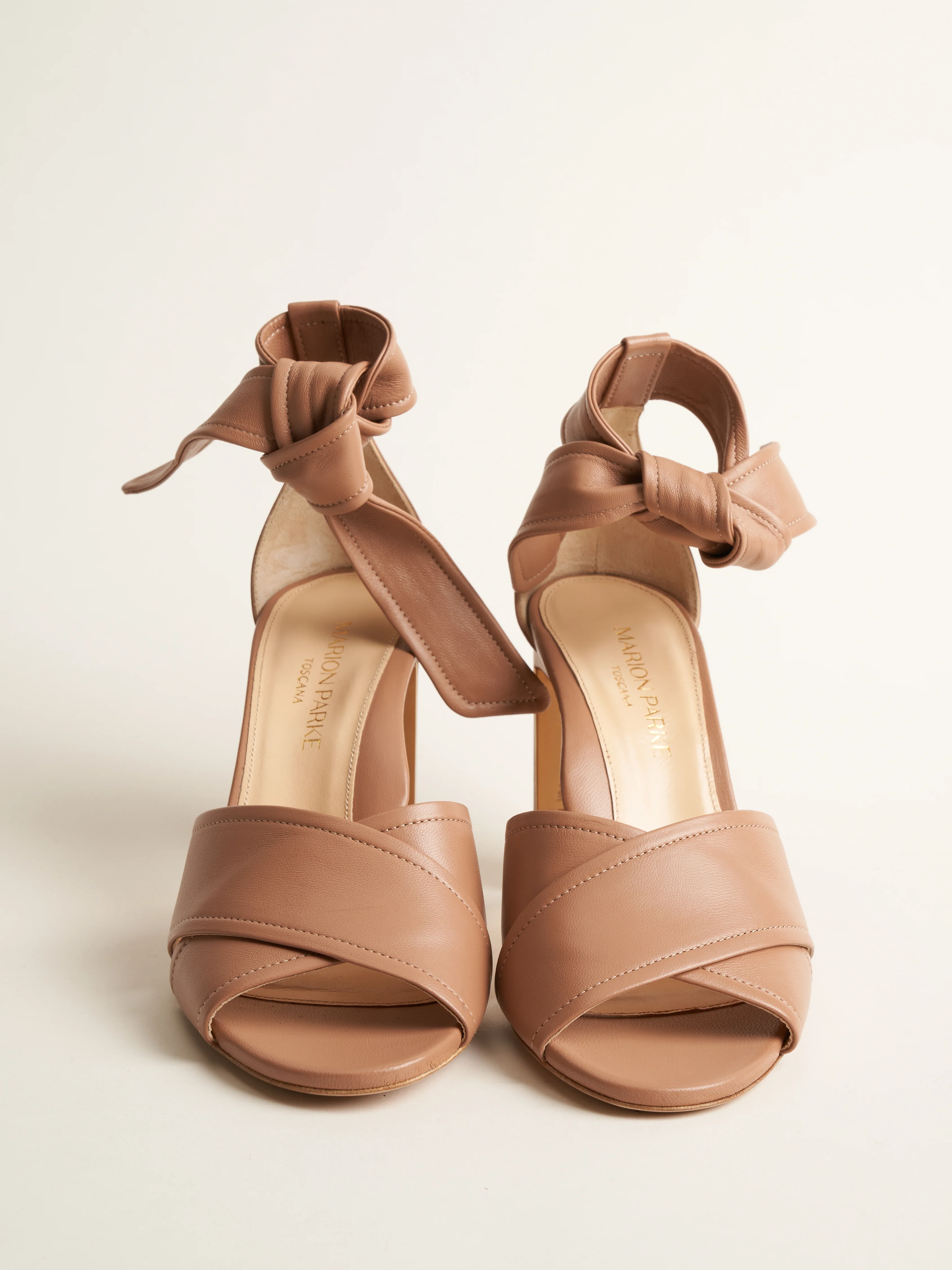 leah nappa 85mm heel - blush - Image 4