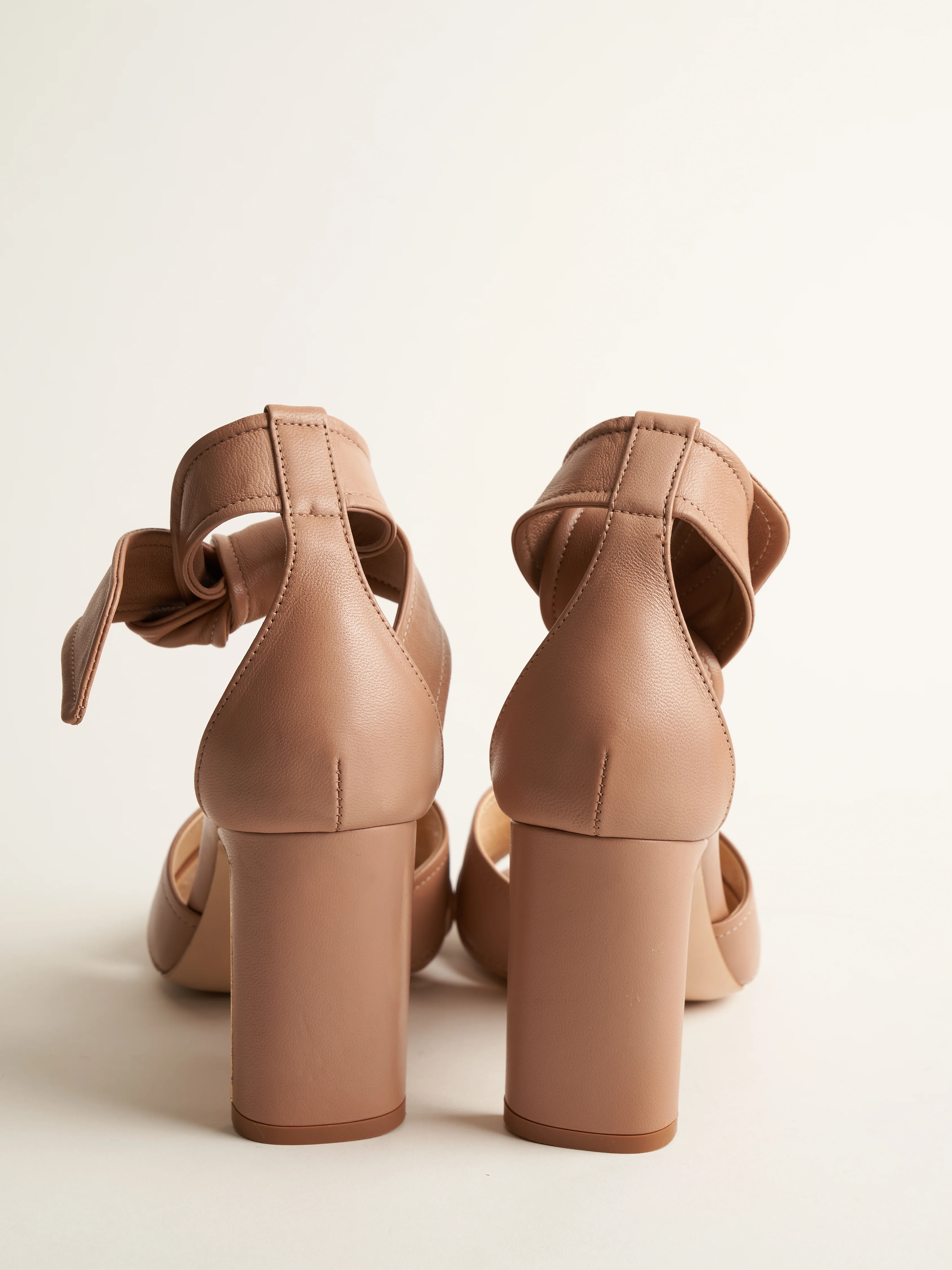 leah nappa 85mm heel - blush - Image 5