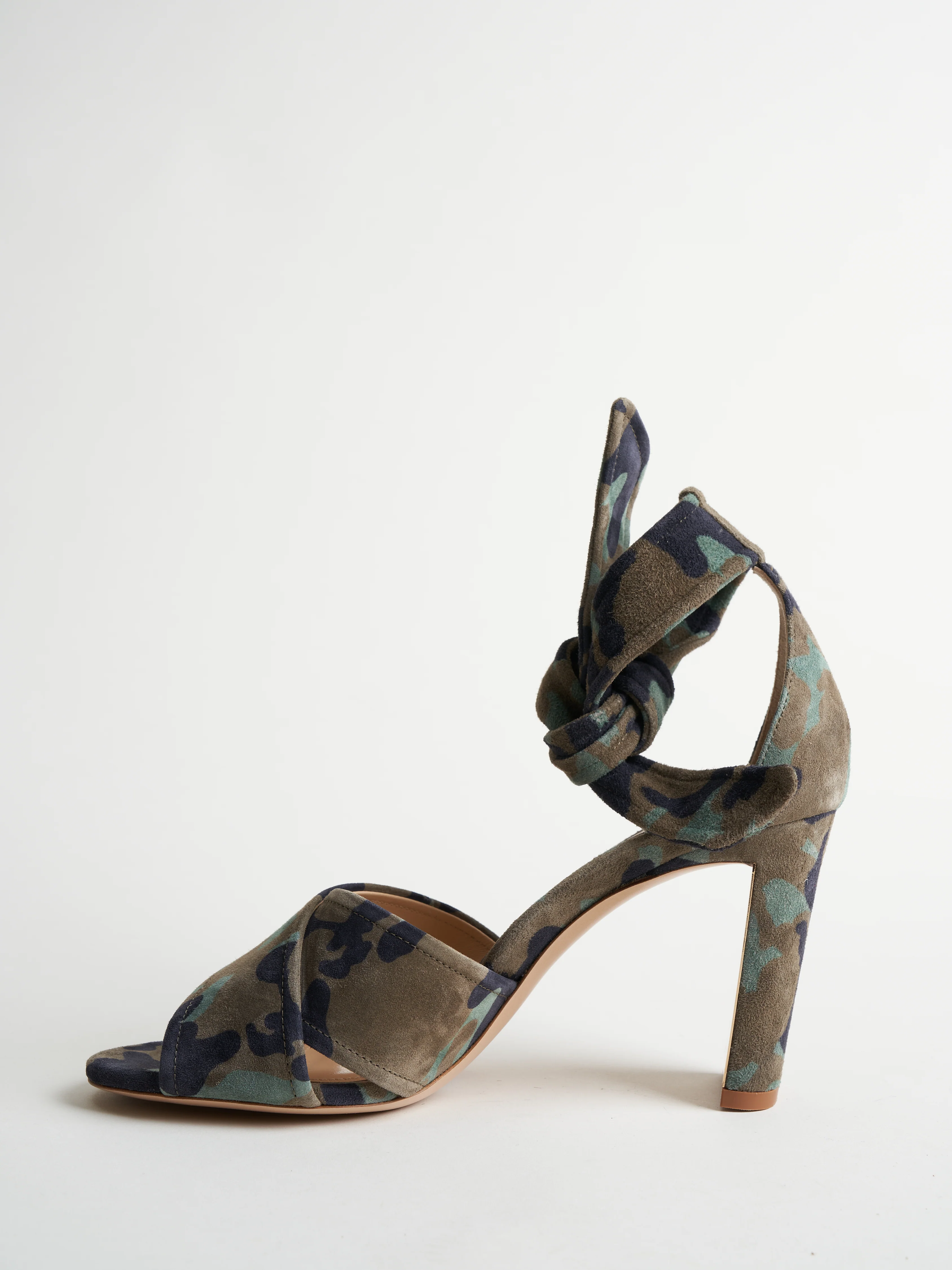 leah suede 85mm heel - camo - Image 2