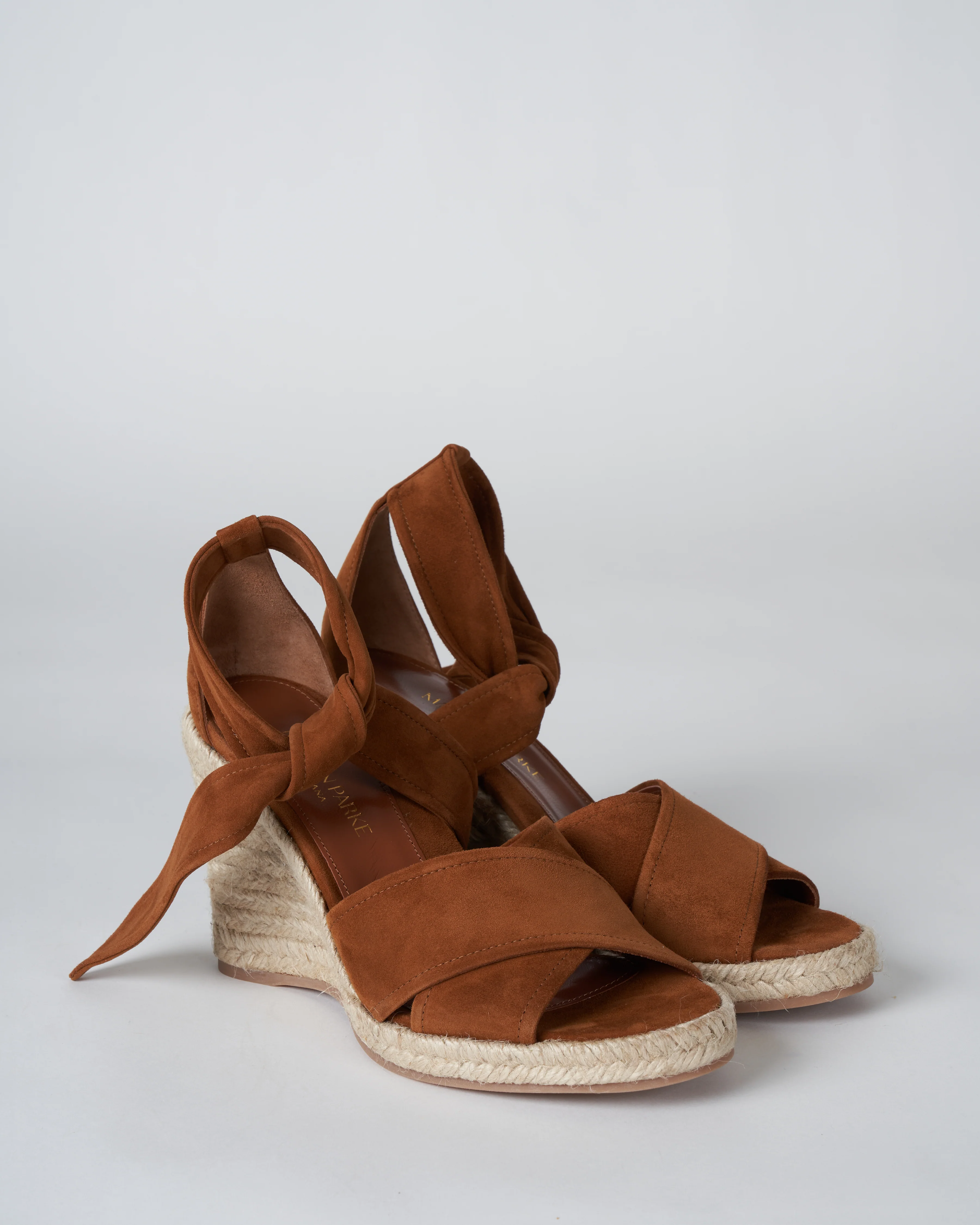 leah wedge suede camel - suede camel - Image 3