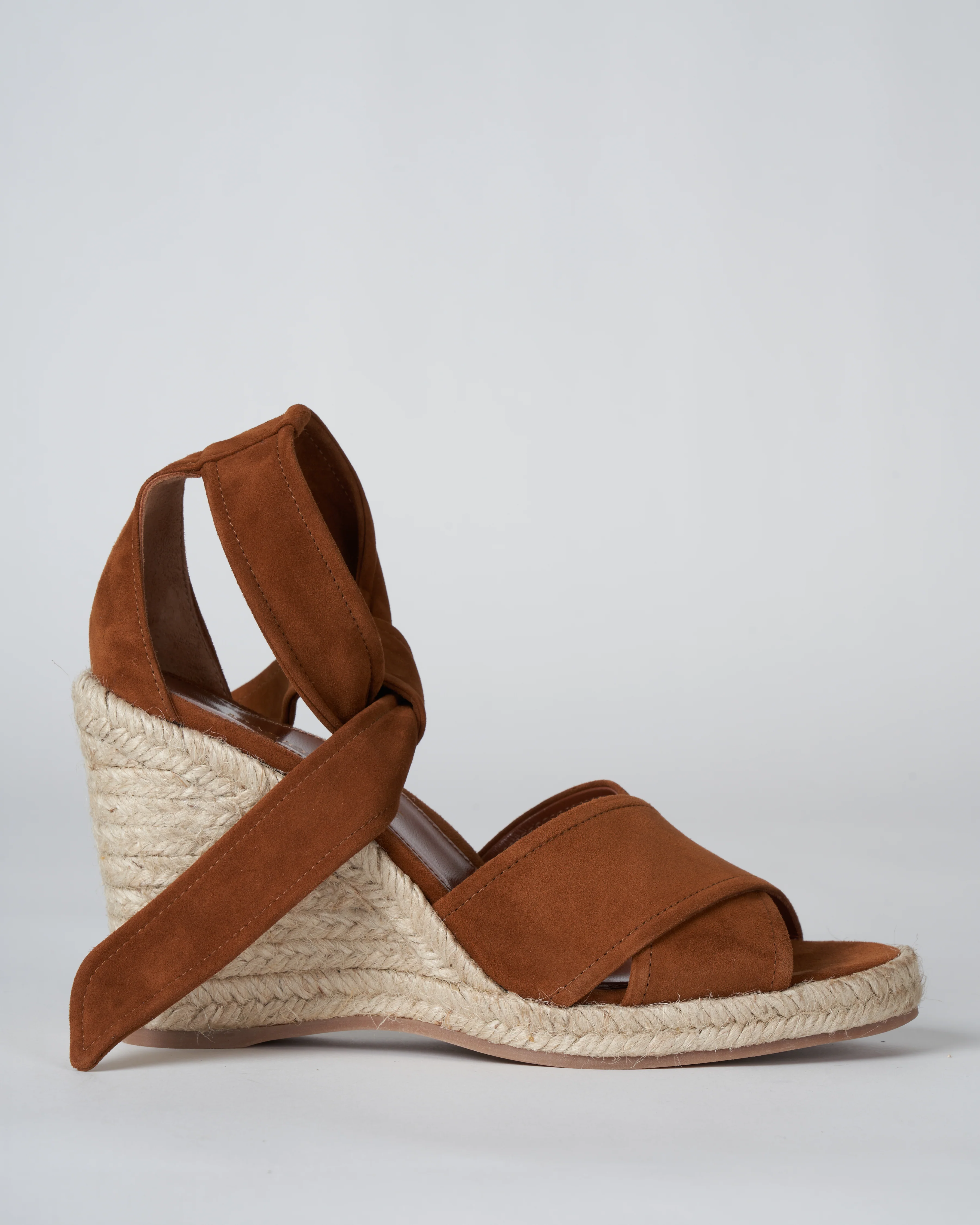 leah wedge suede camel - suede camel - Image 4