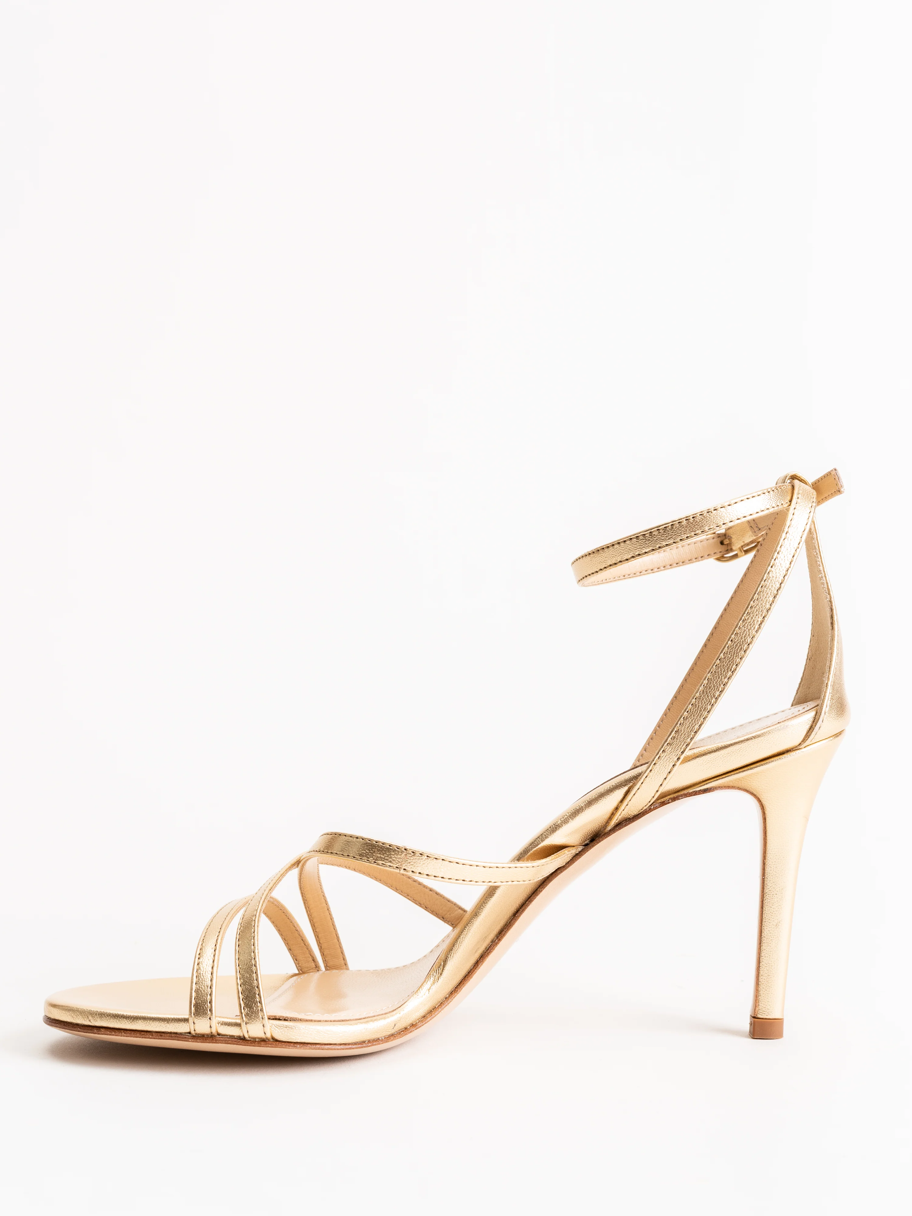 lillian 85mm heel - metallic soft gold - Image 2