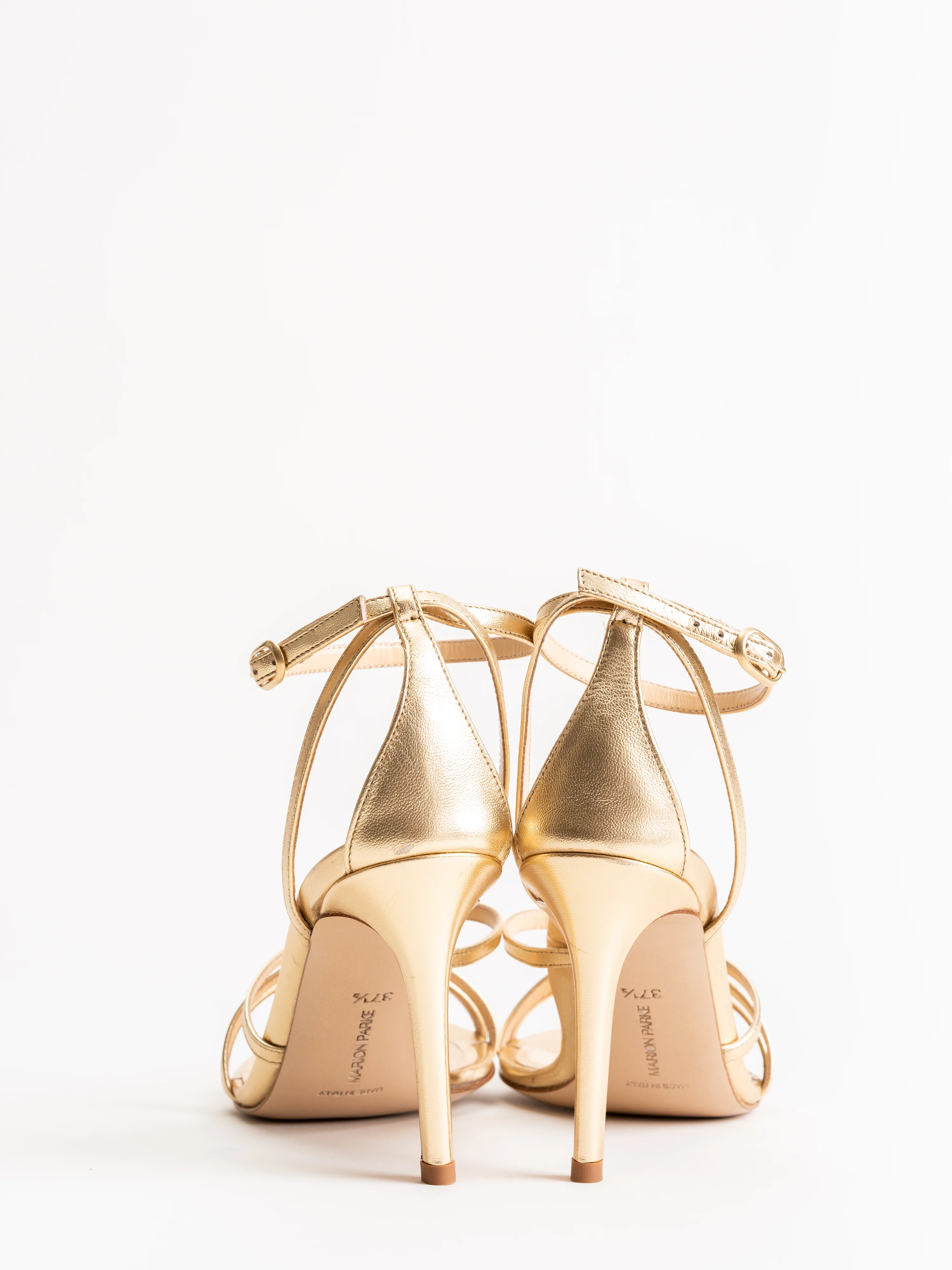 lillian 85mm heel - metallic soft gold - Image 5