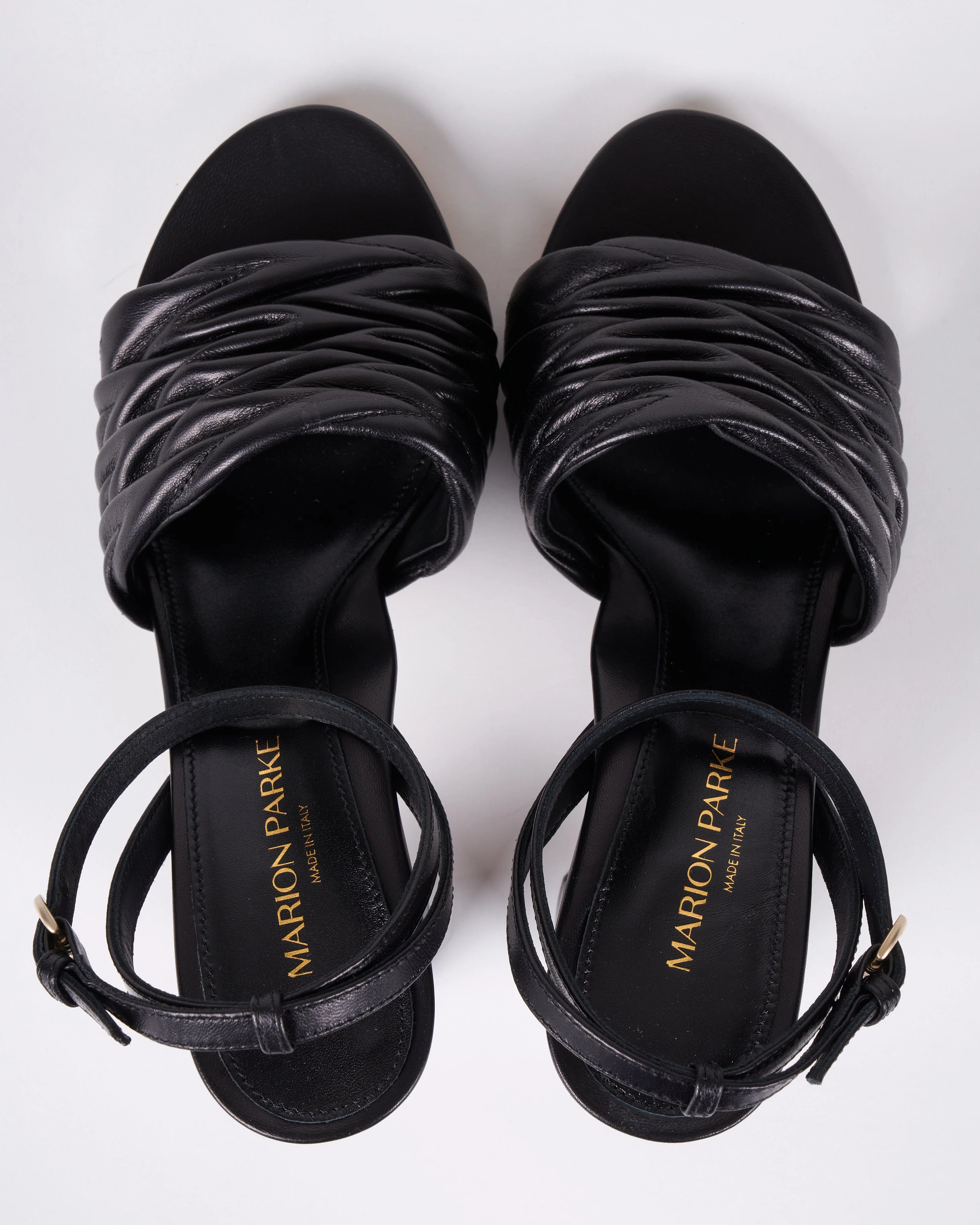 nicole sandal - nappa black - Image 3
