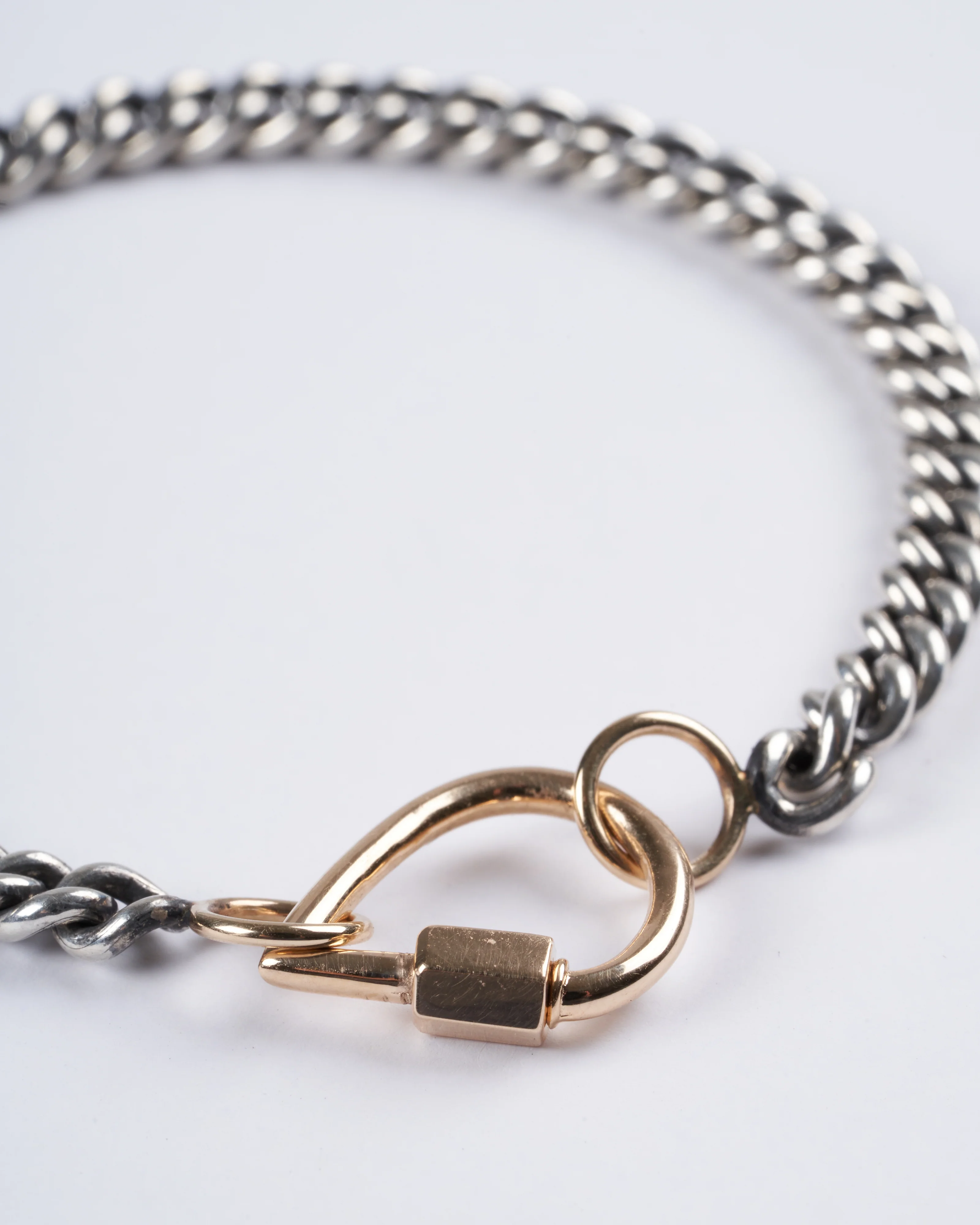 14k yellow gold baby drop lock - gold