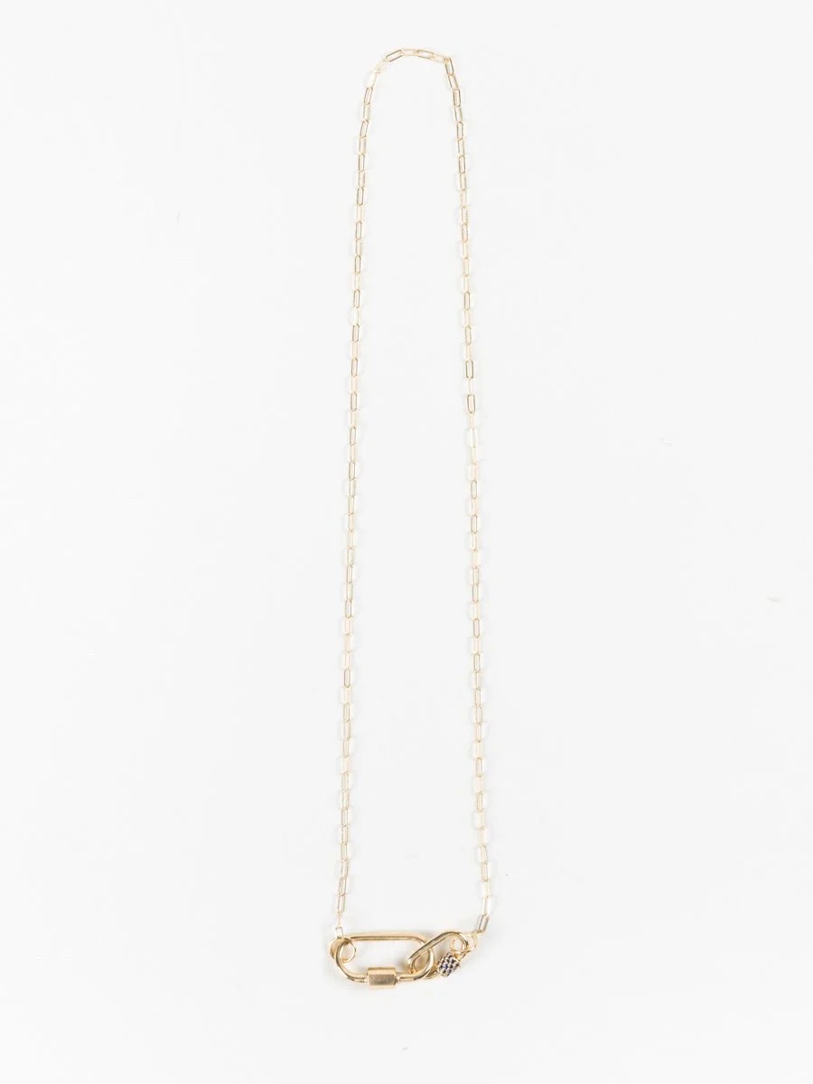 18" yellow gold square link chain - Image 4