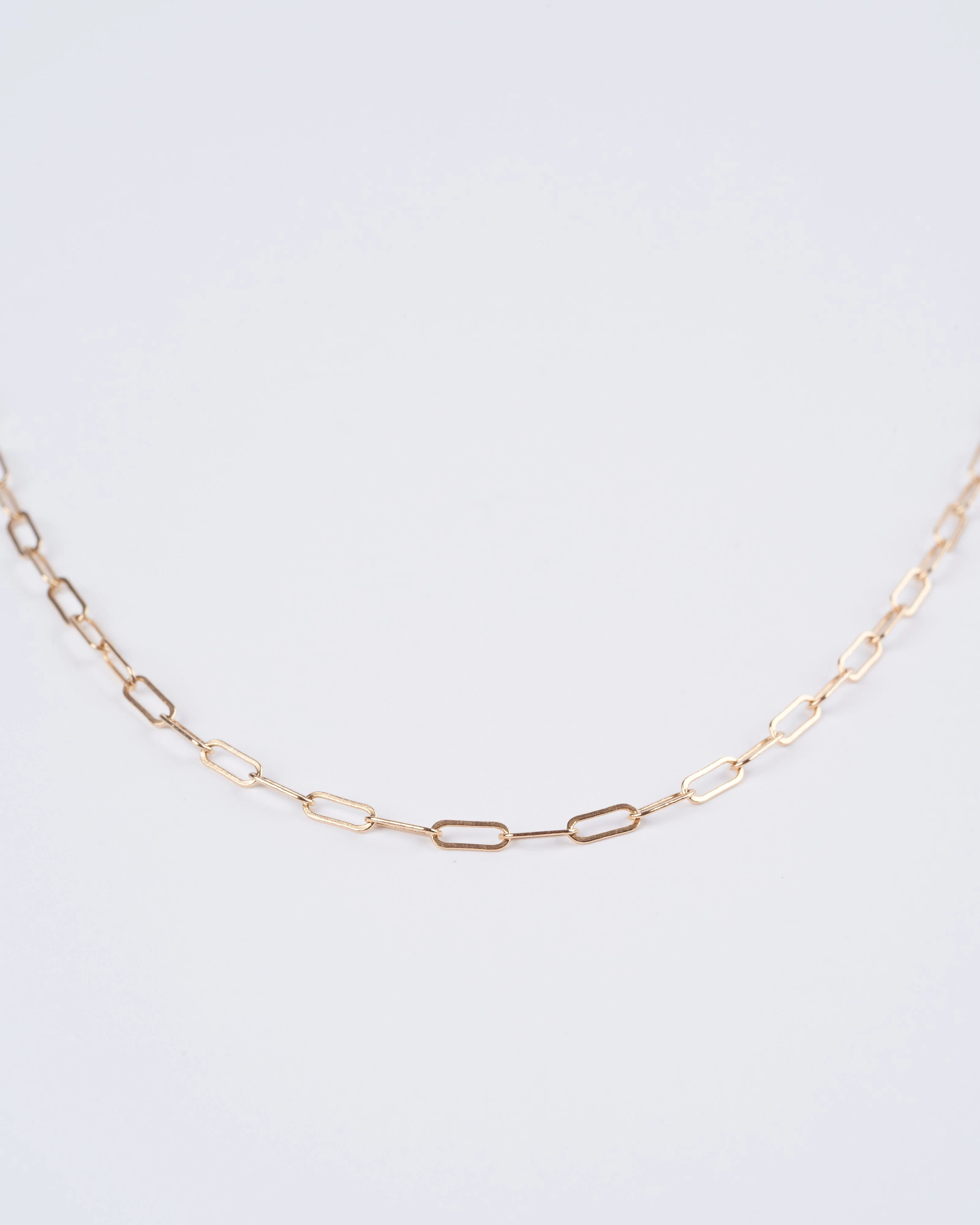 18" yellow gold square link chain - Image 6