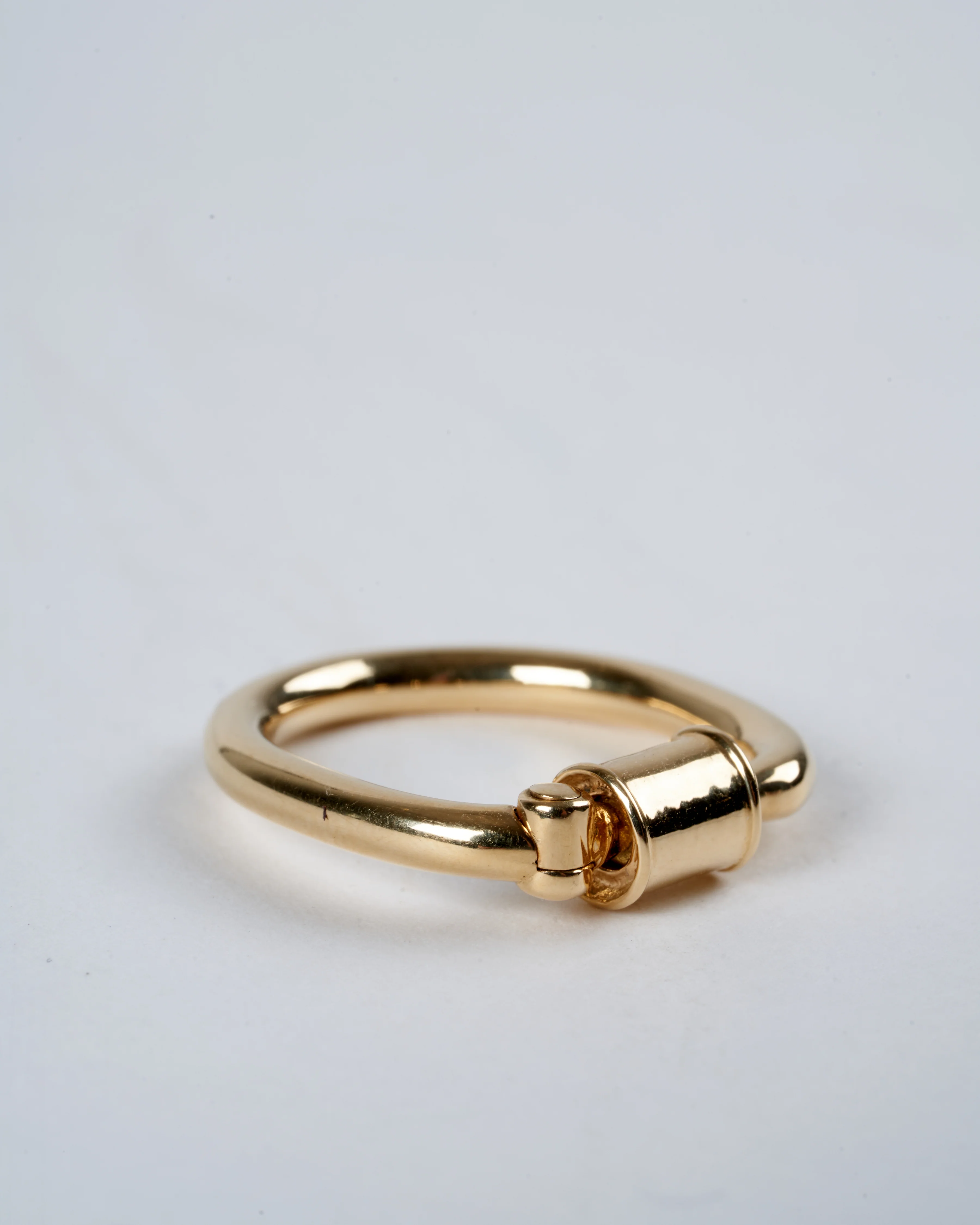 trundle lock ring - 18k yellow gold - Image 4
