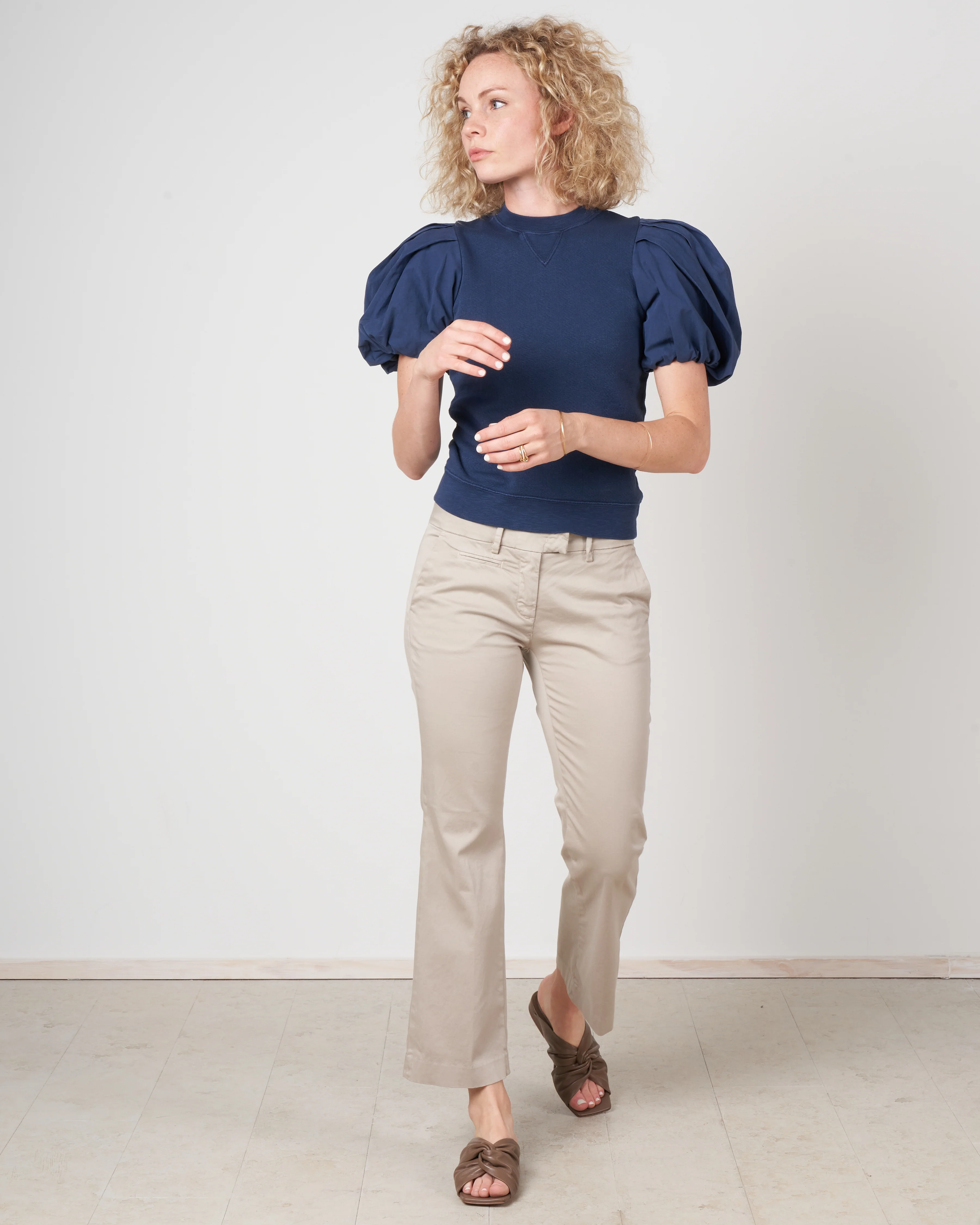 ny trumpet solid pant - taupe - Image 5