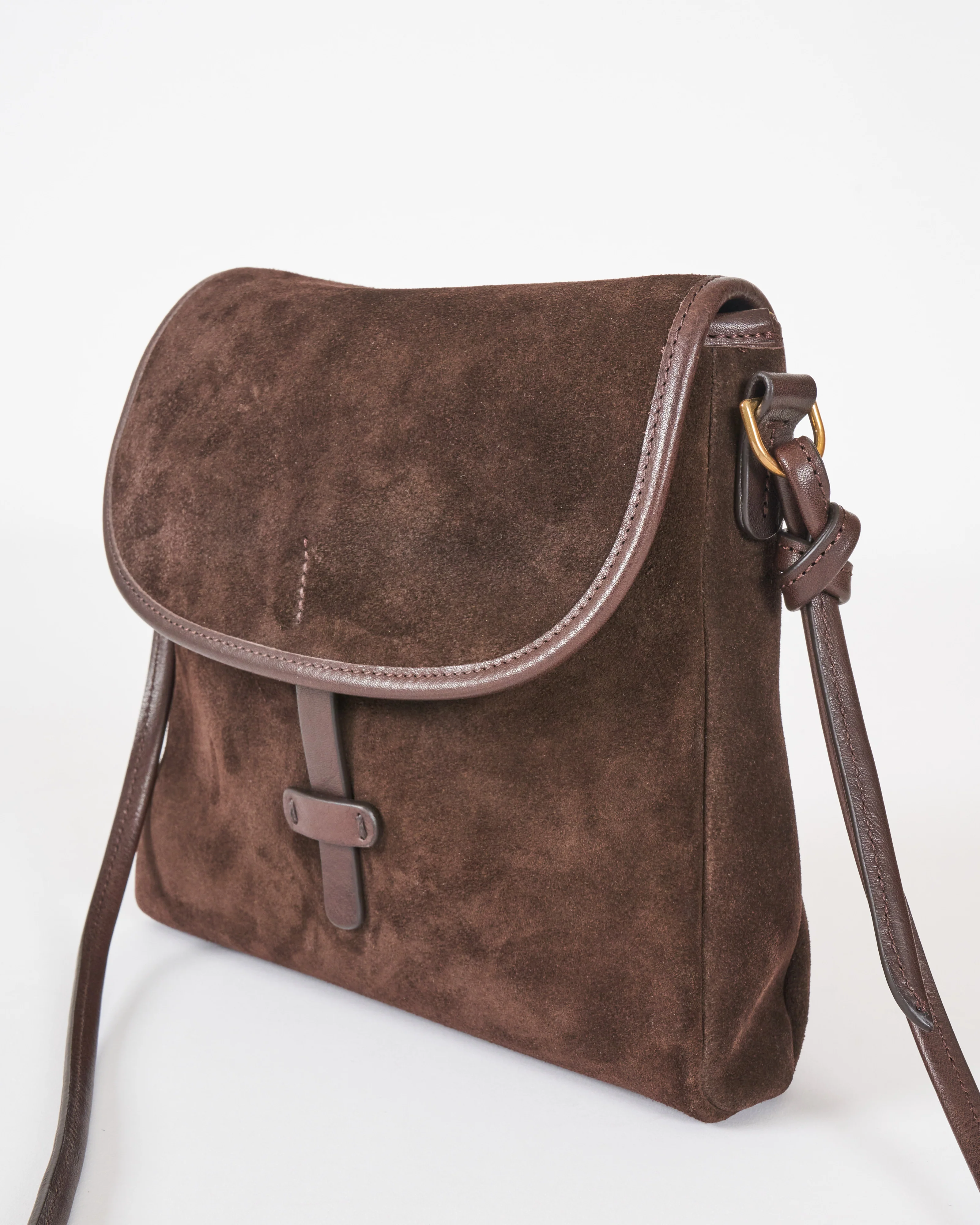 crossbody bag - ebano suede - Image 4