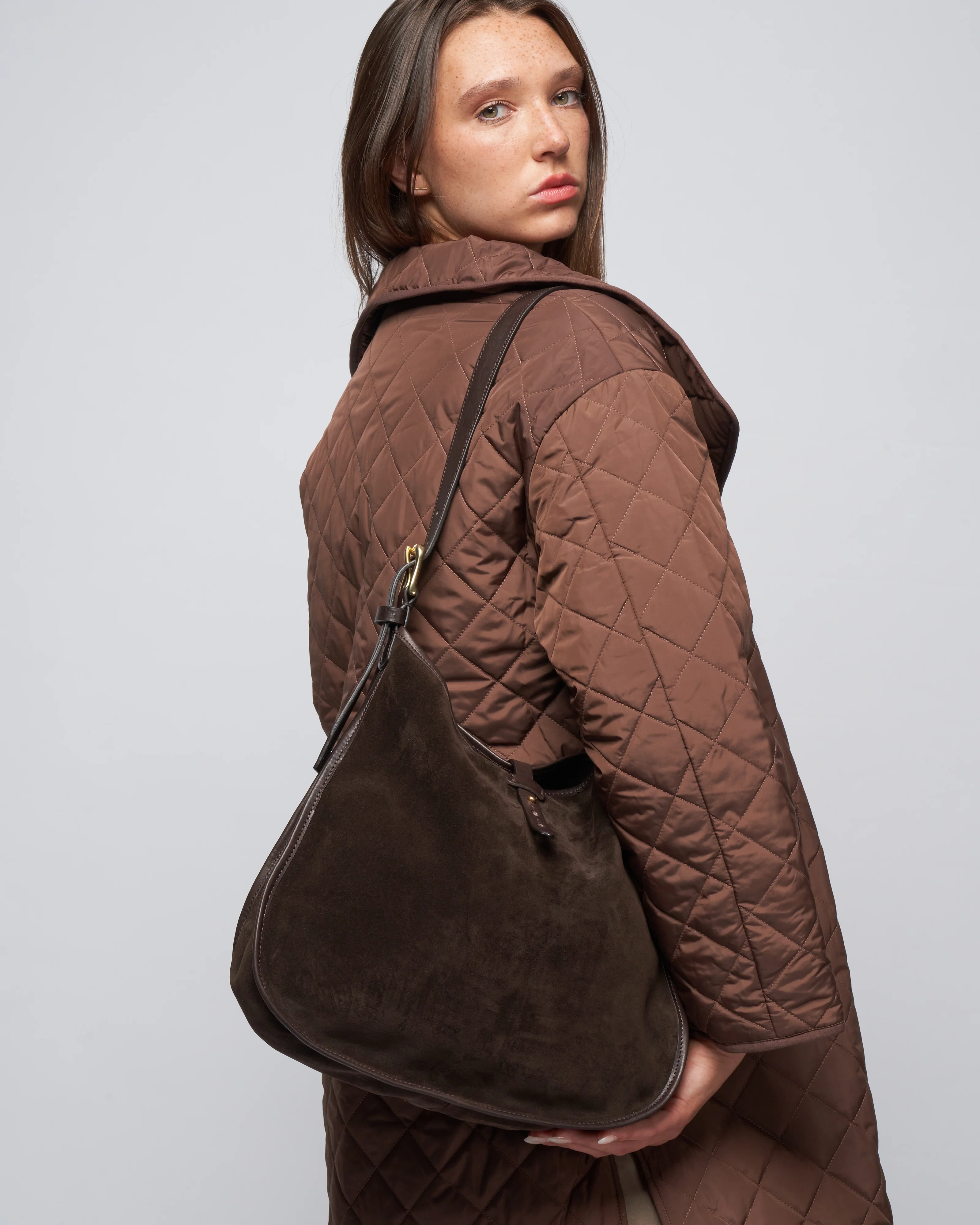 elodie derby crossbody - ebano leather - Image 4