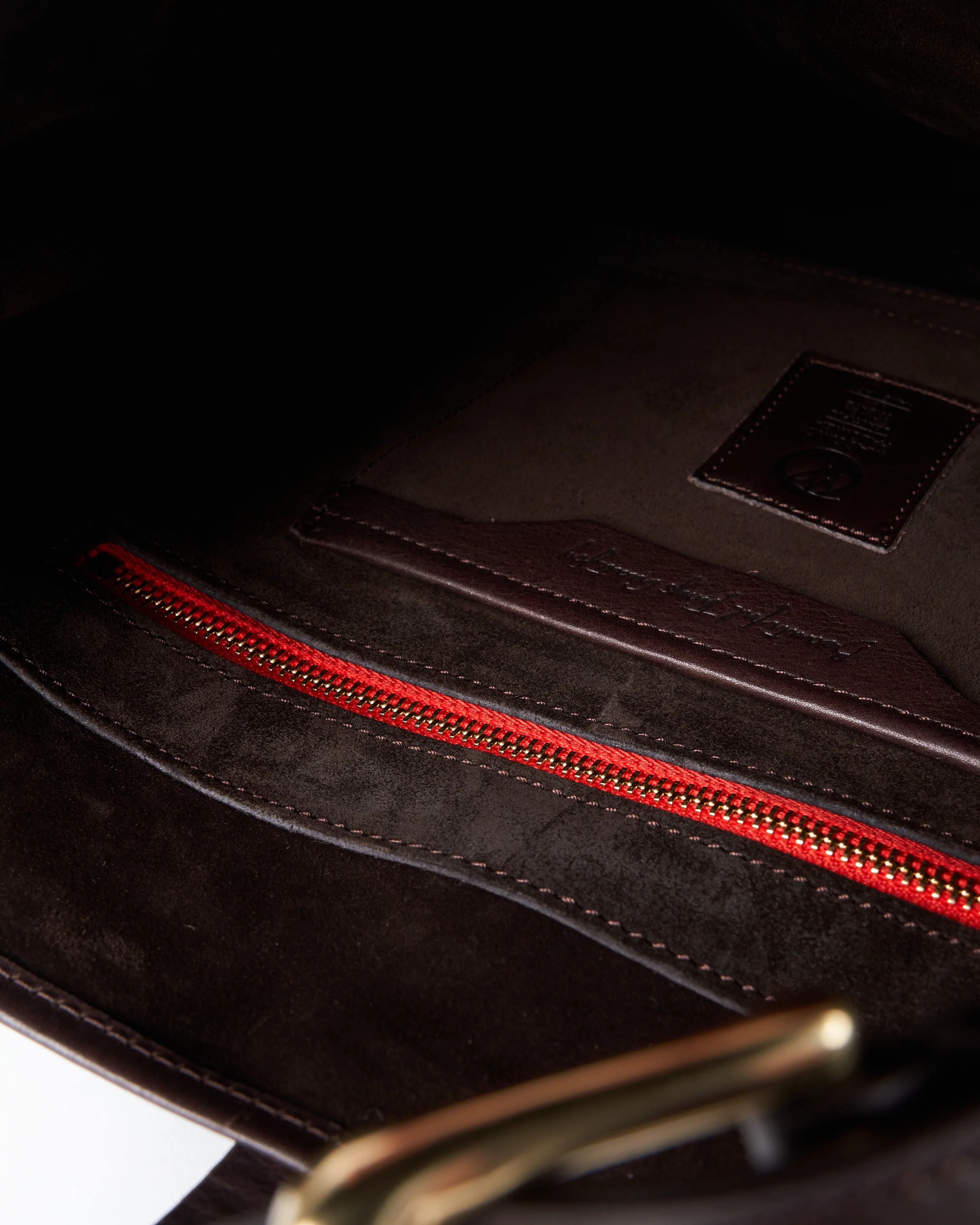 elodie derby crossbody - ebano leather - Image 6