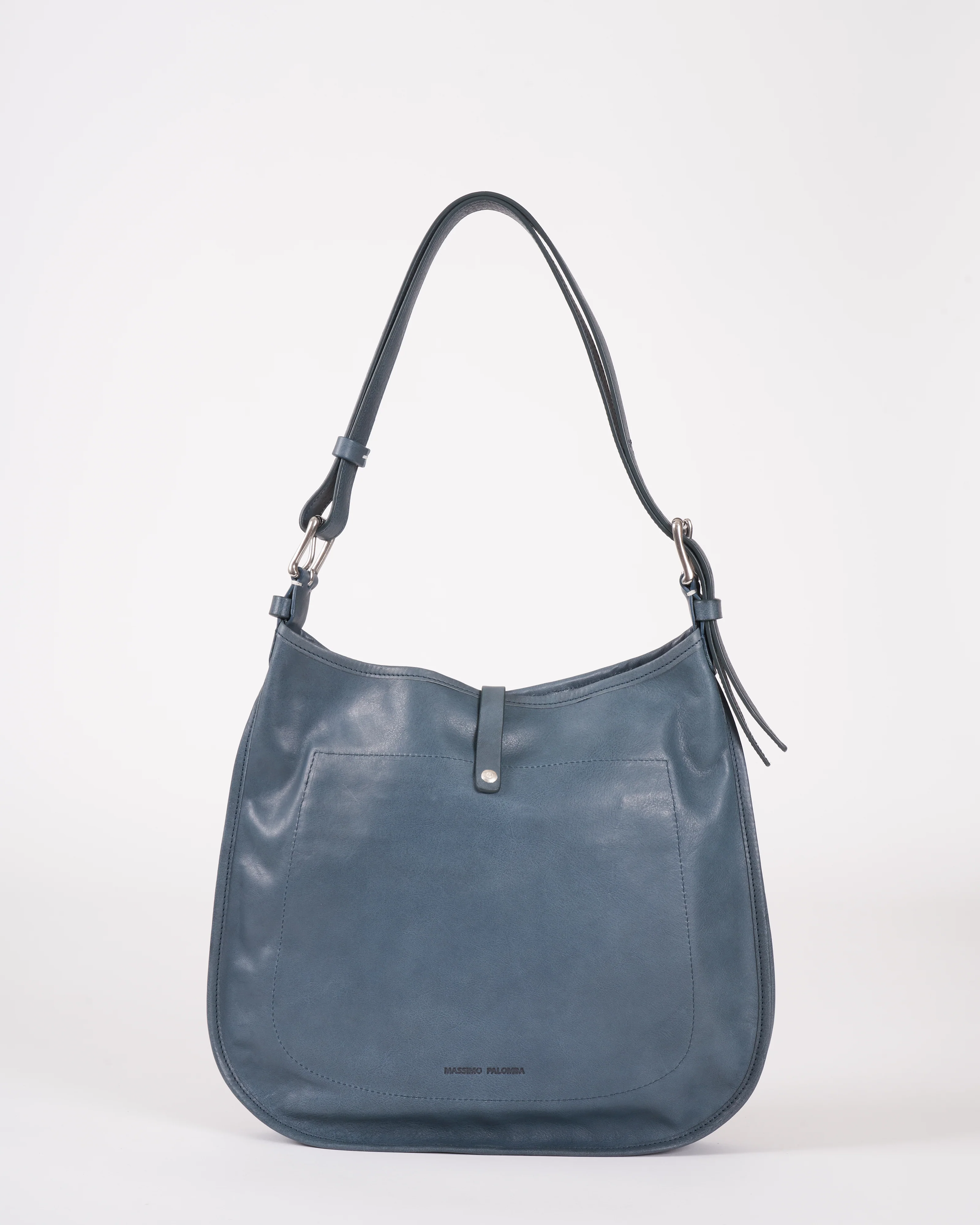 elodie woven crossbody - woven leather ocean - Image 4