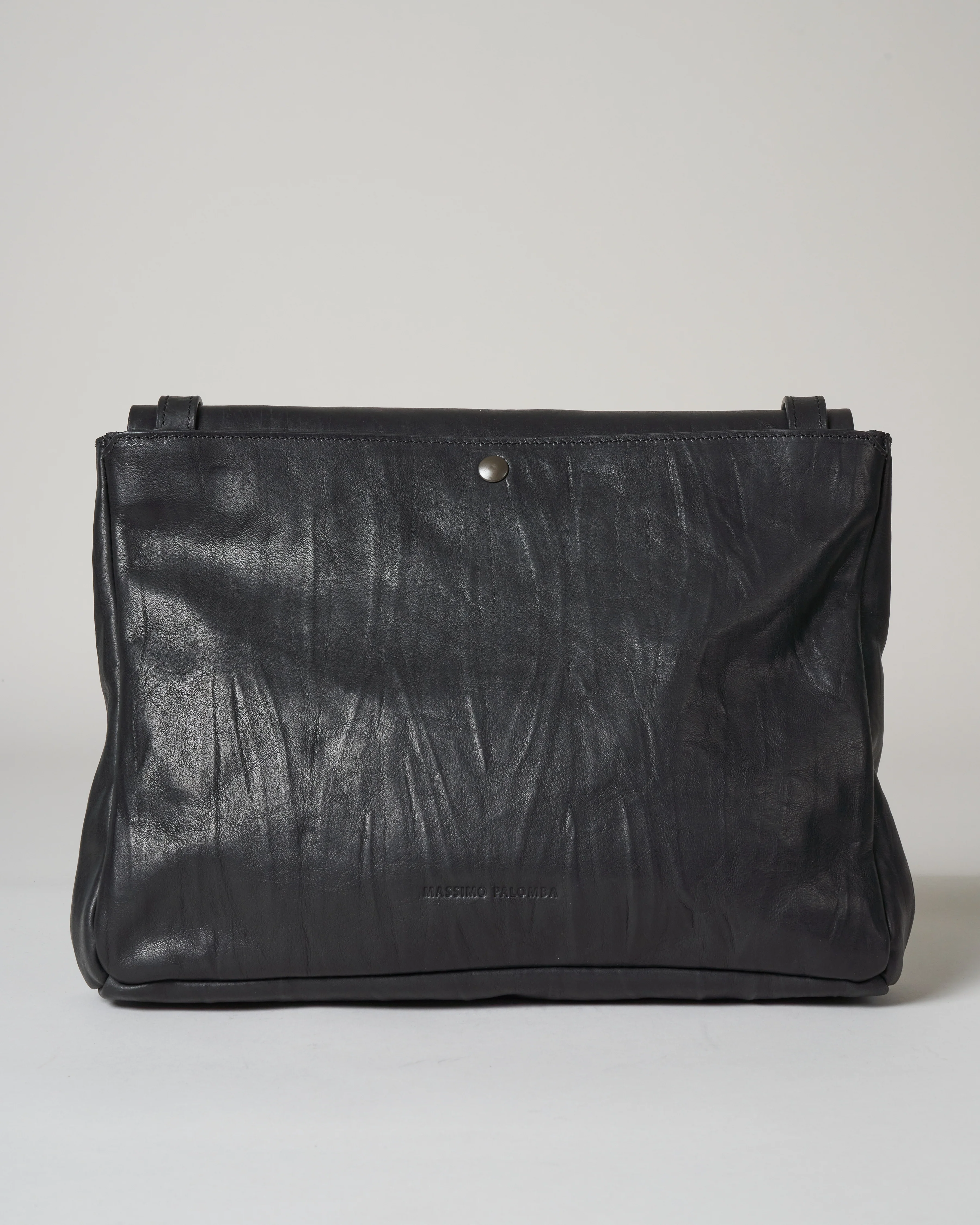 fold-over crossbody - black - Image 3