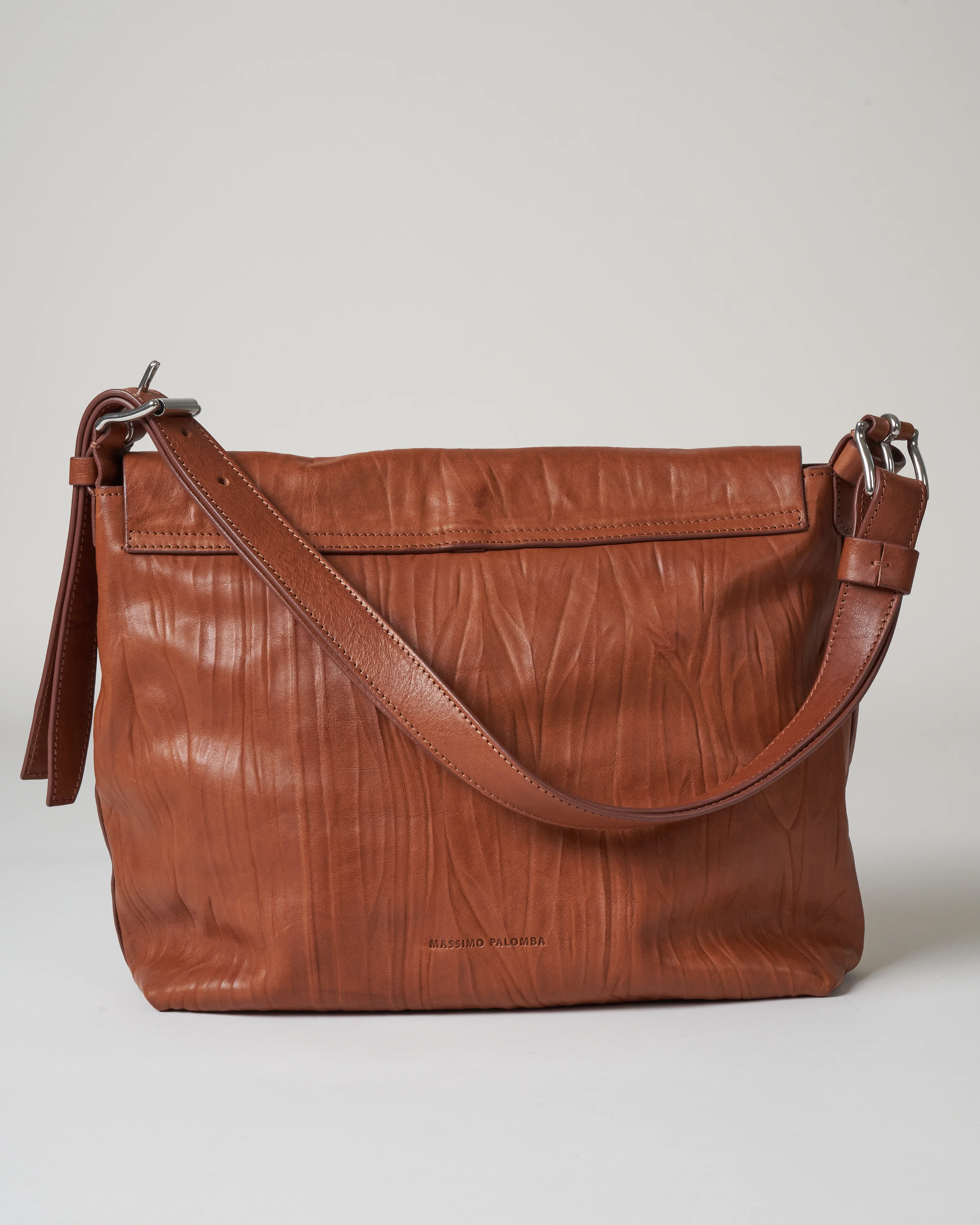 large fold-over crossbody - brandy - Image 4