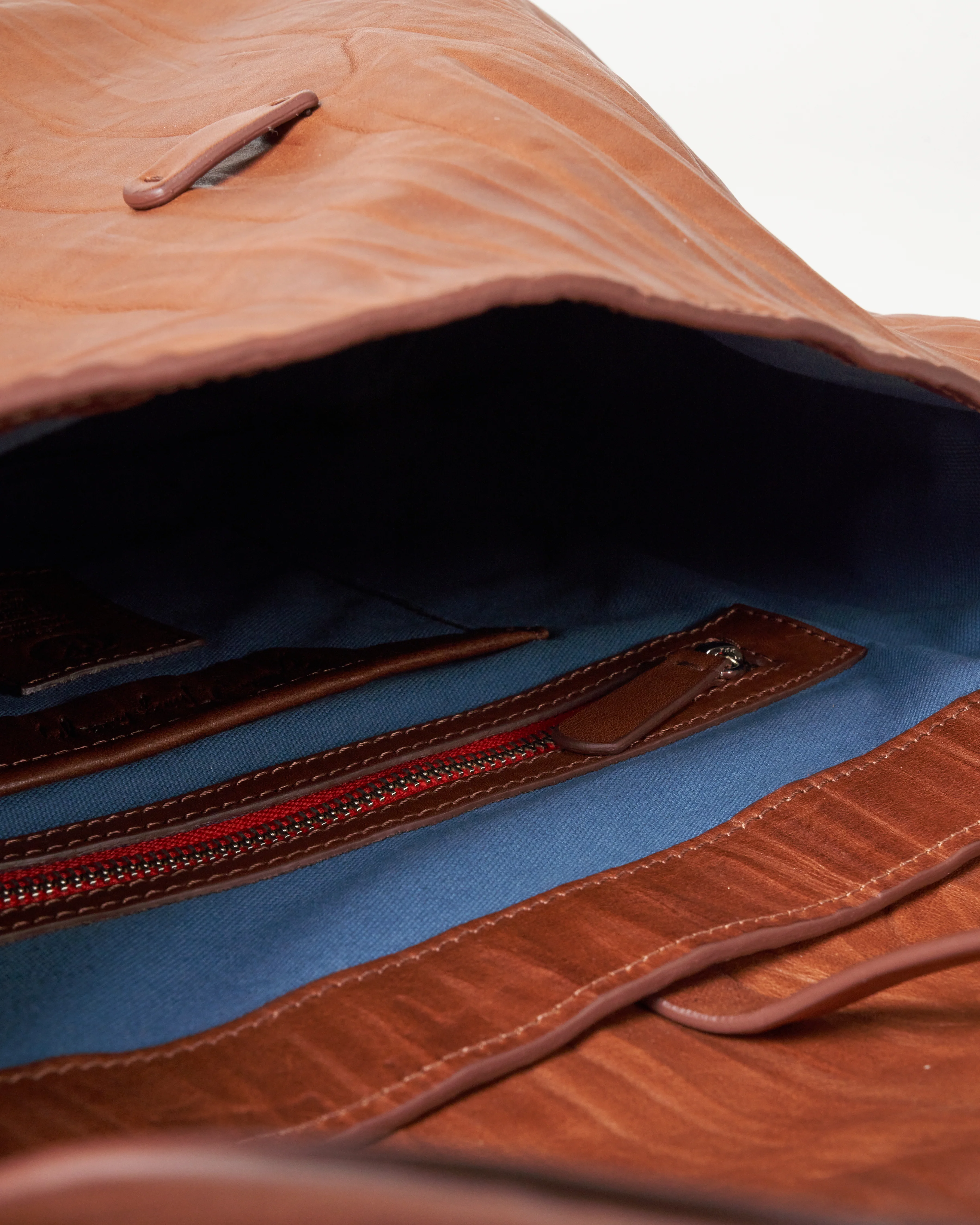 large fold-over crossbody - brandy - Image 5