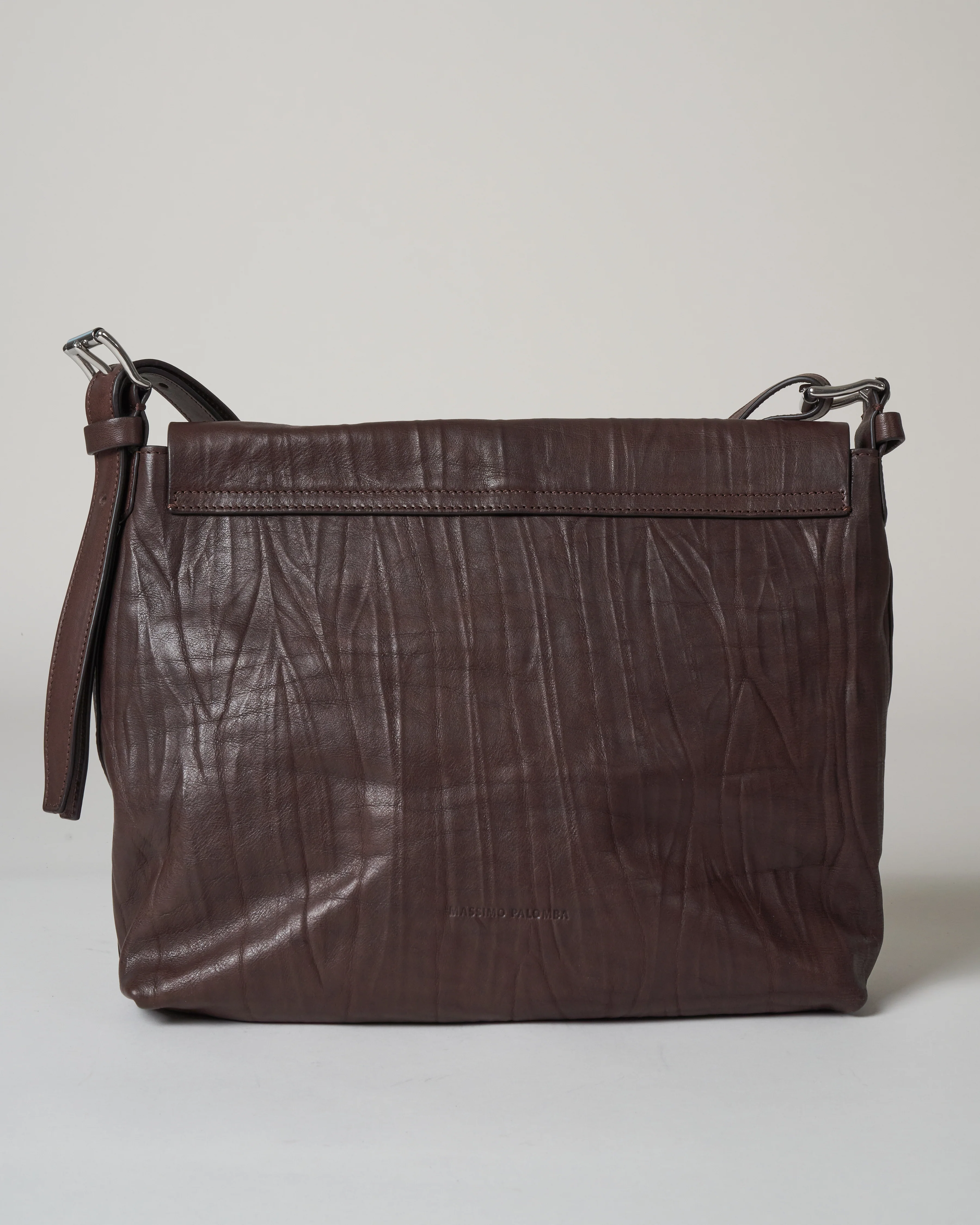 large fold-over crossbody - ebano - Image 3